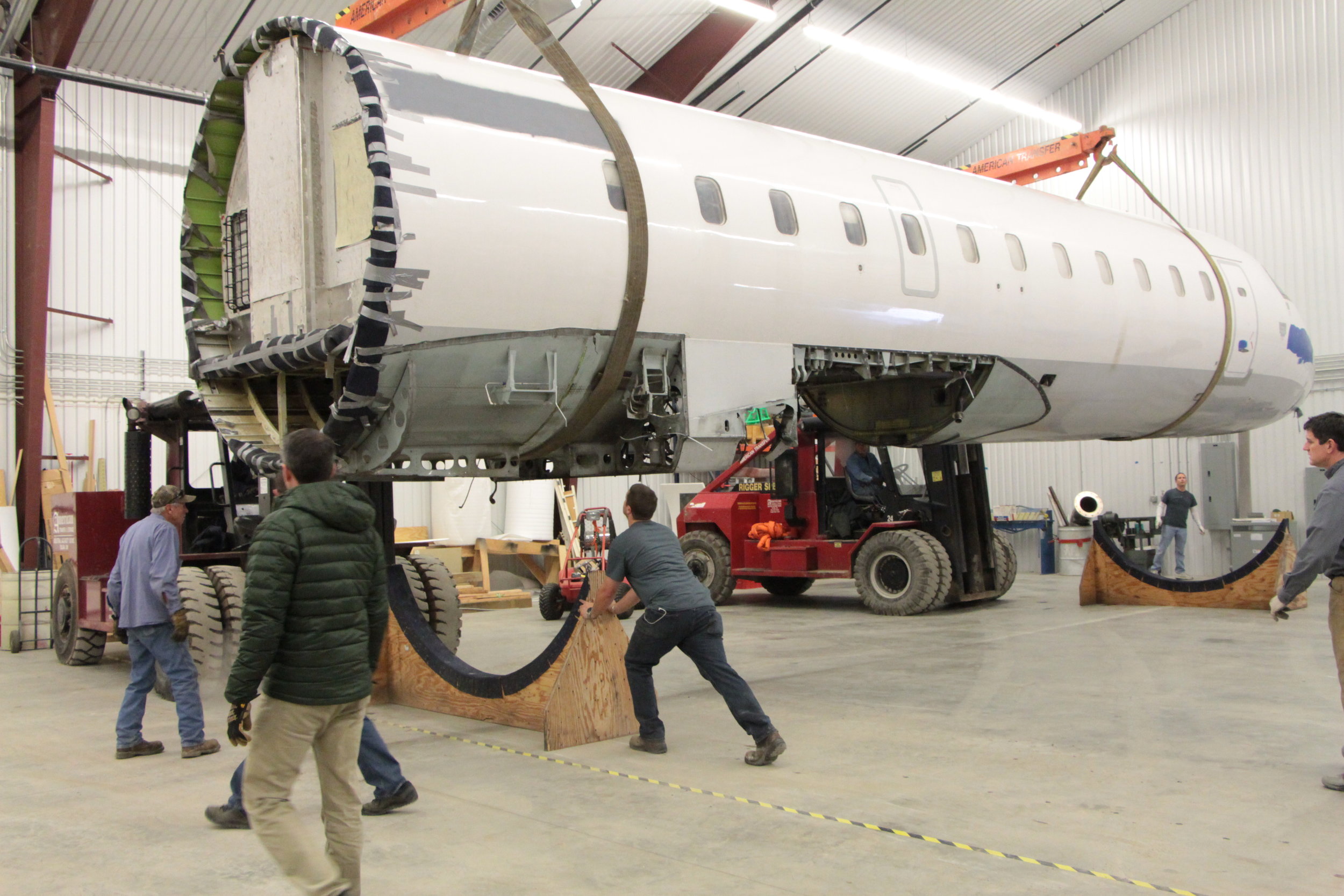 CRJ Cabin Trainer Under Construction