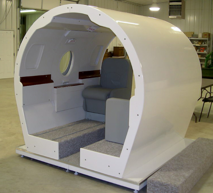 Business Jet Overwing Exit Trainer