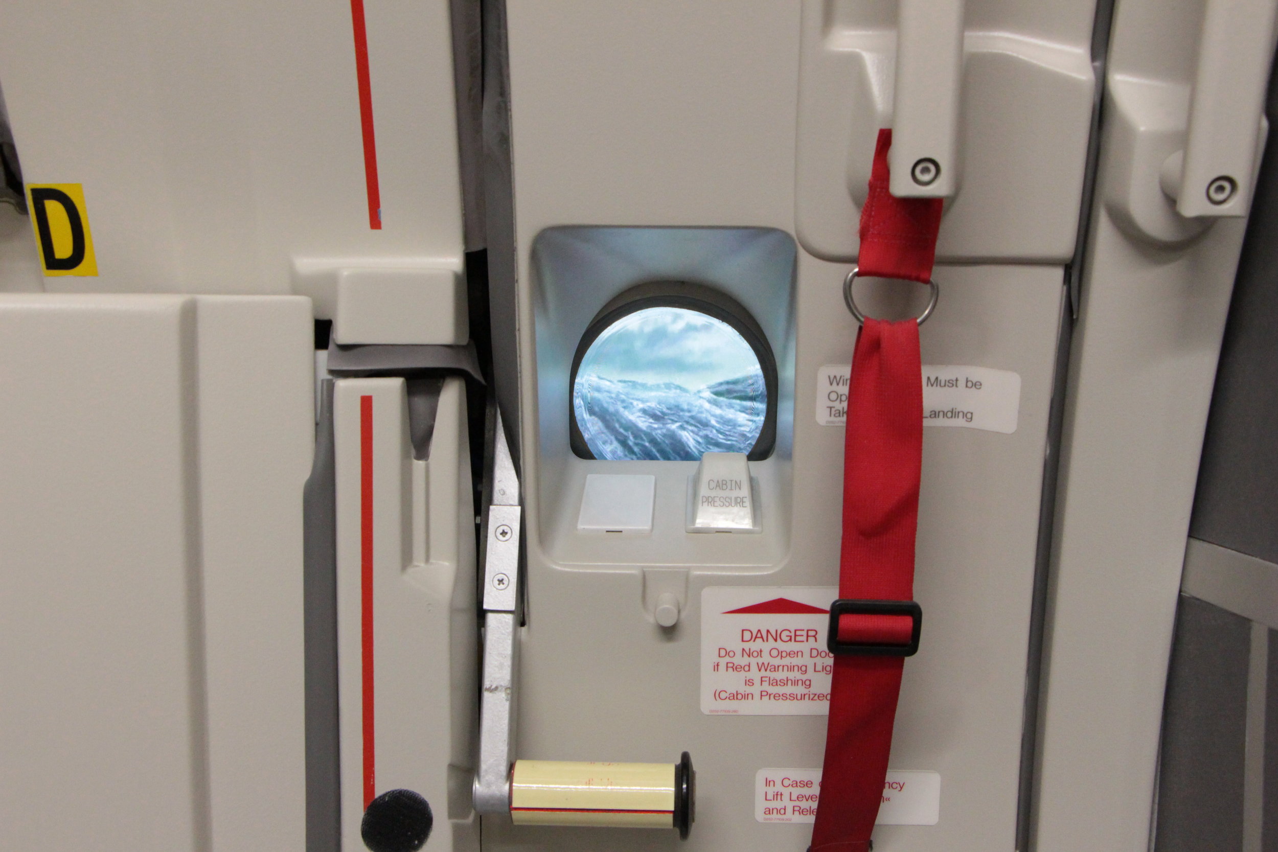 A320 Door Trainer Window Visual Simulation