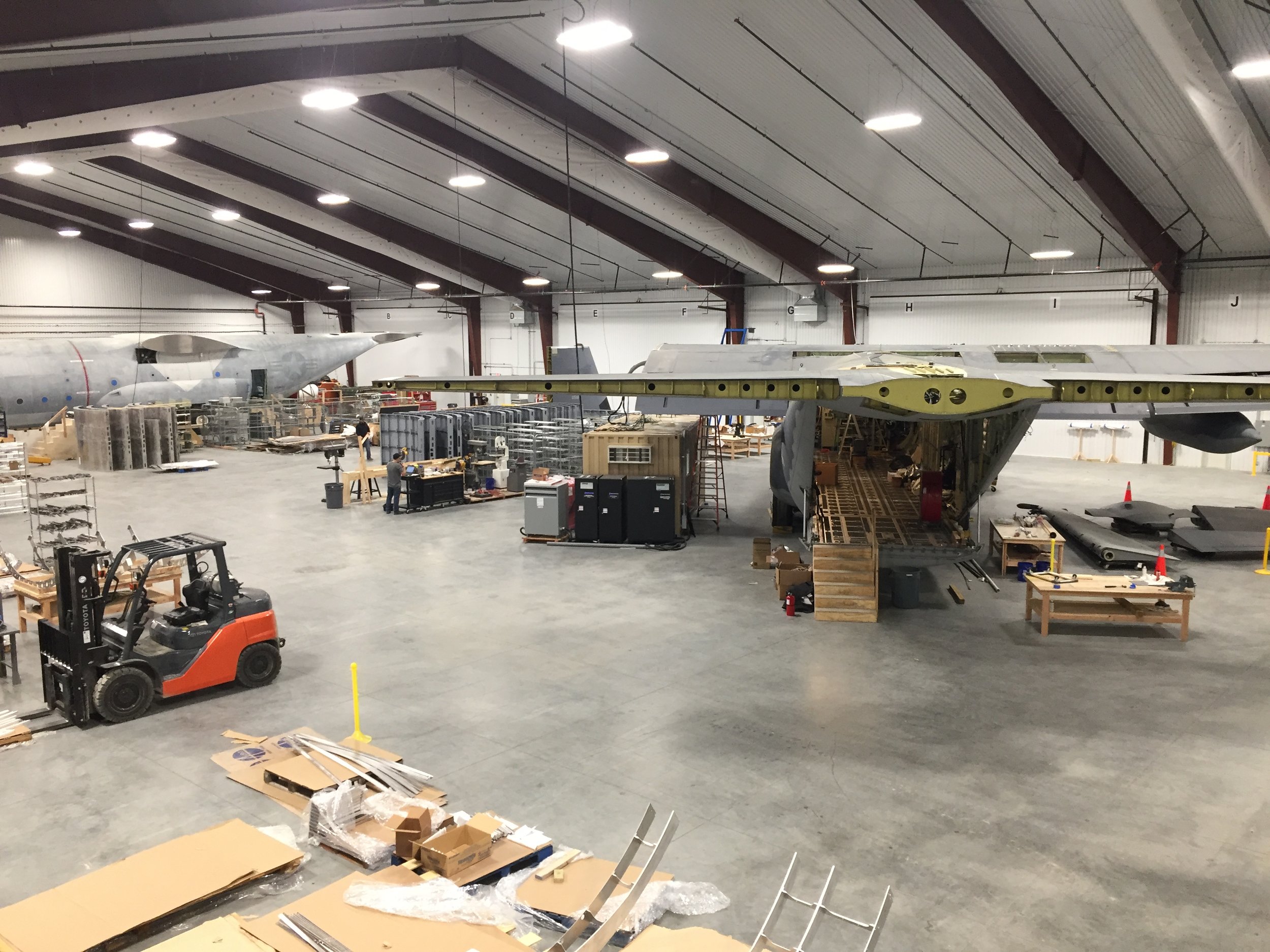 C-130 Fuselage Trainers Under Construction