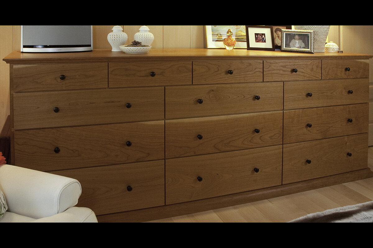  Large Shaker Dresser -  Cherry and Wenge wood  