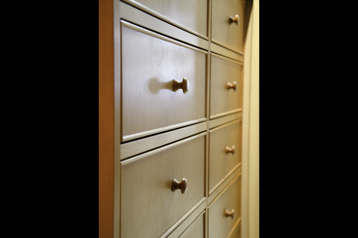  Built-In Dresser (detail) -  German Pearwood  