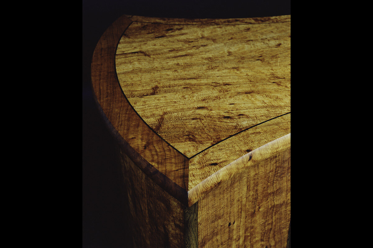 Desk (detail) -  Koa and Pheasant Wood  