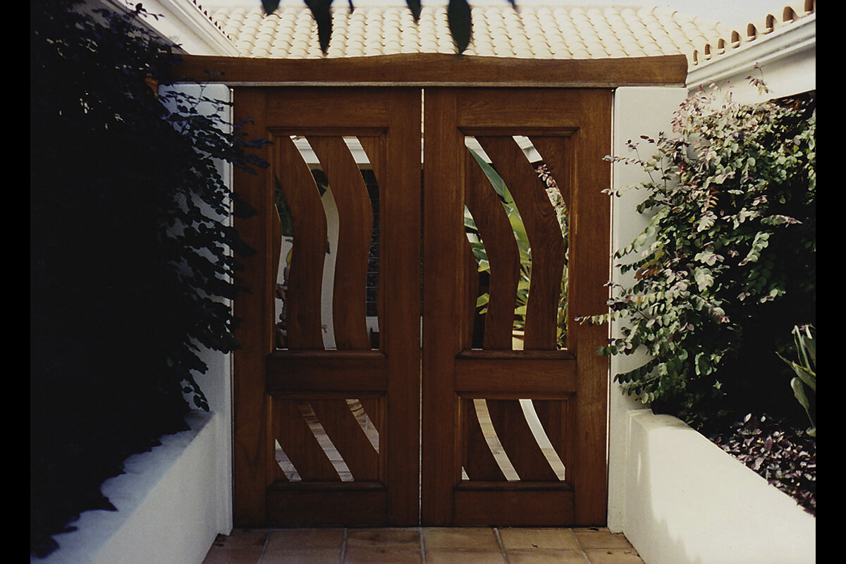  Entry Gates -  Burmese Teak  