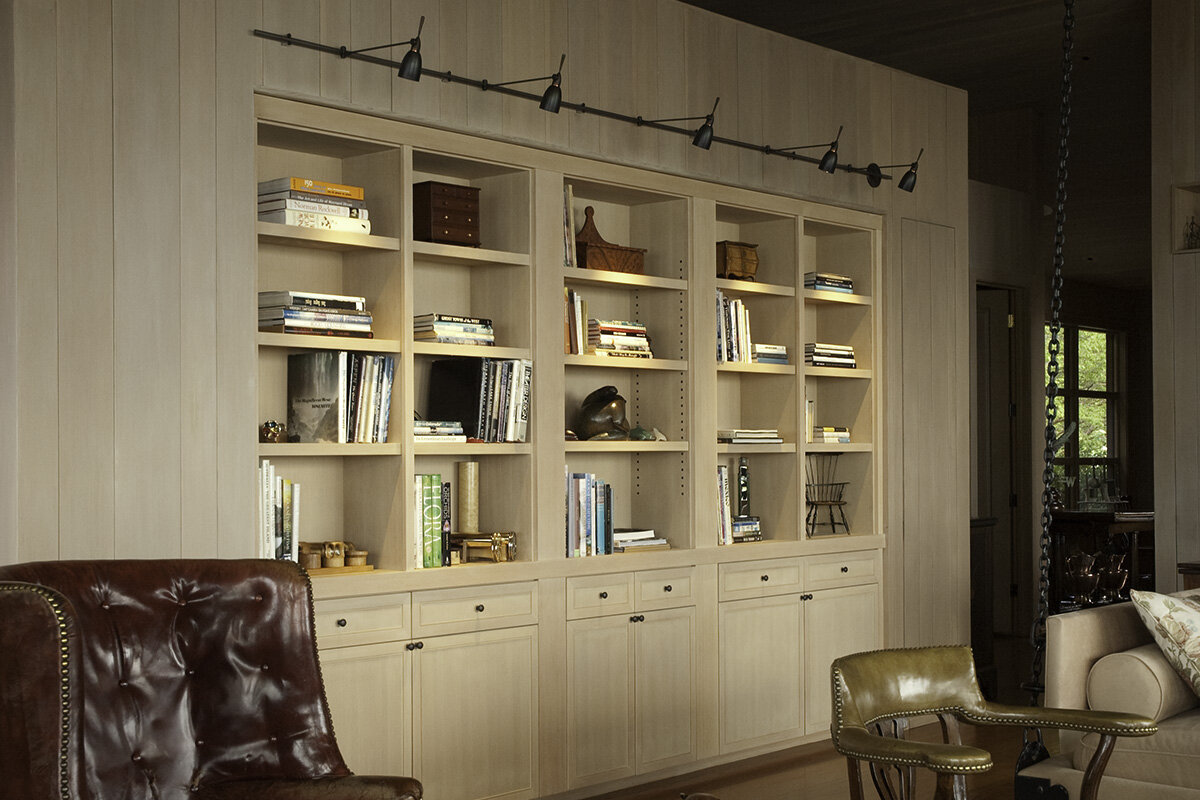  Built in Bookshelves/Storage - VG Fir and Wenge Wood 