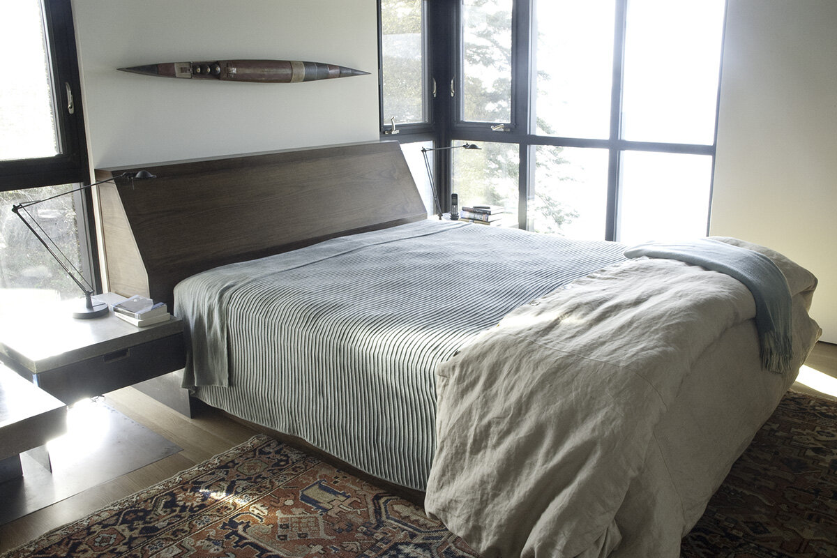  Bed - Black Walnut - Built in black walnut bed   