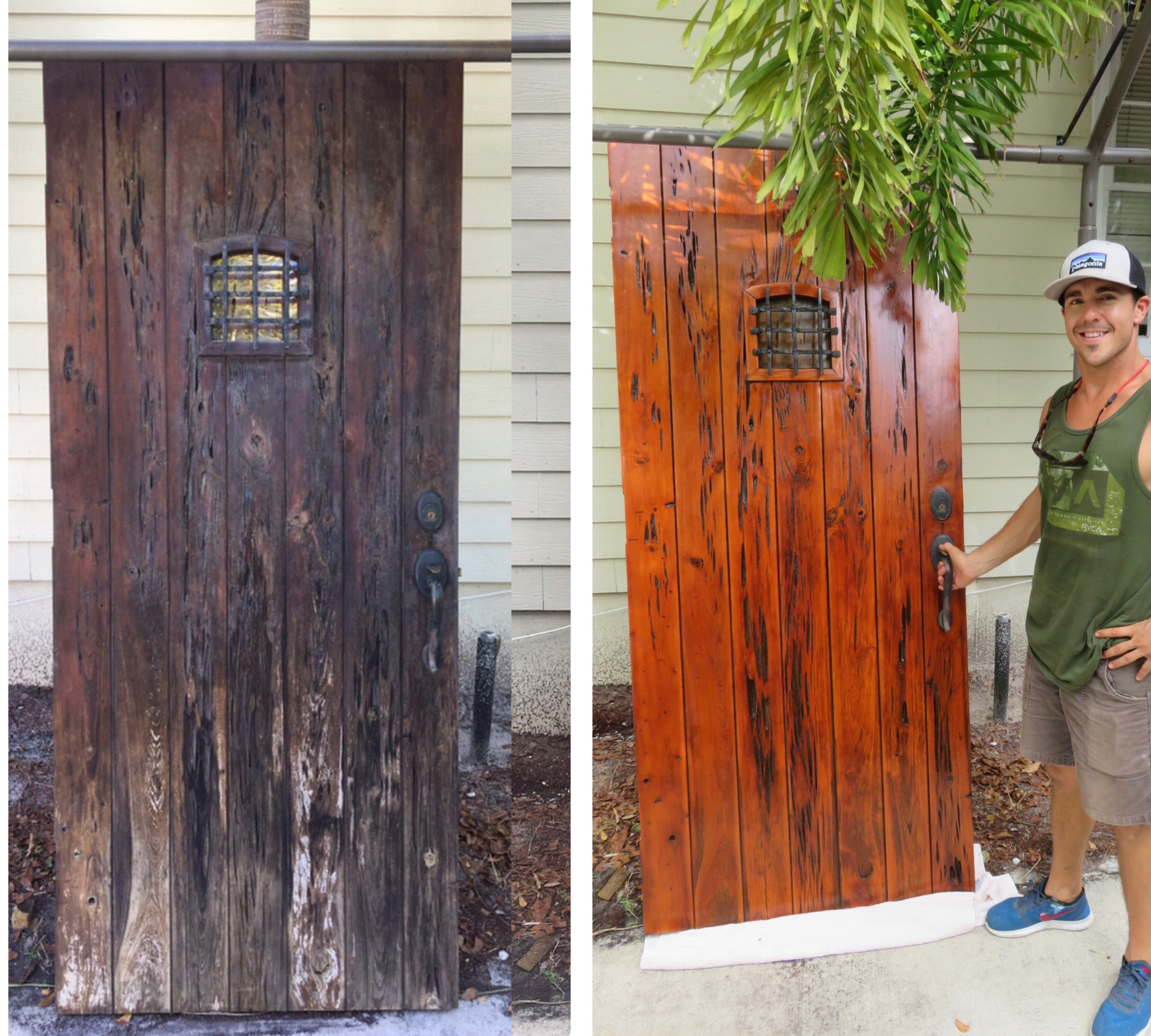Front Door Refinishing & Restorations — Teak Works of Palm Beach