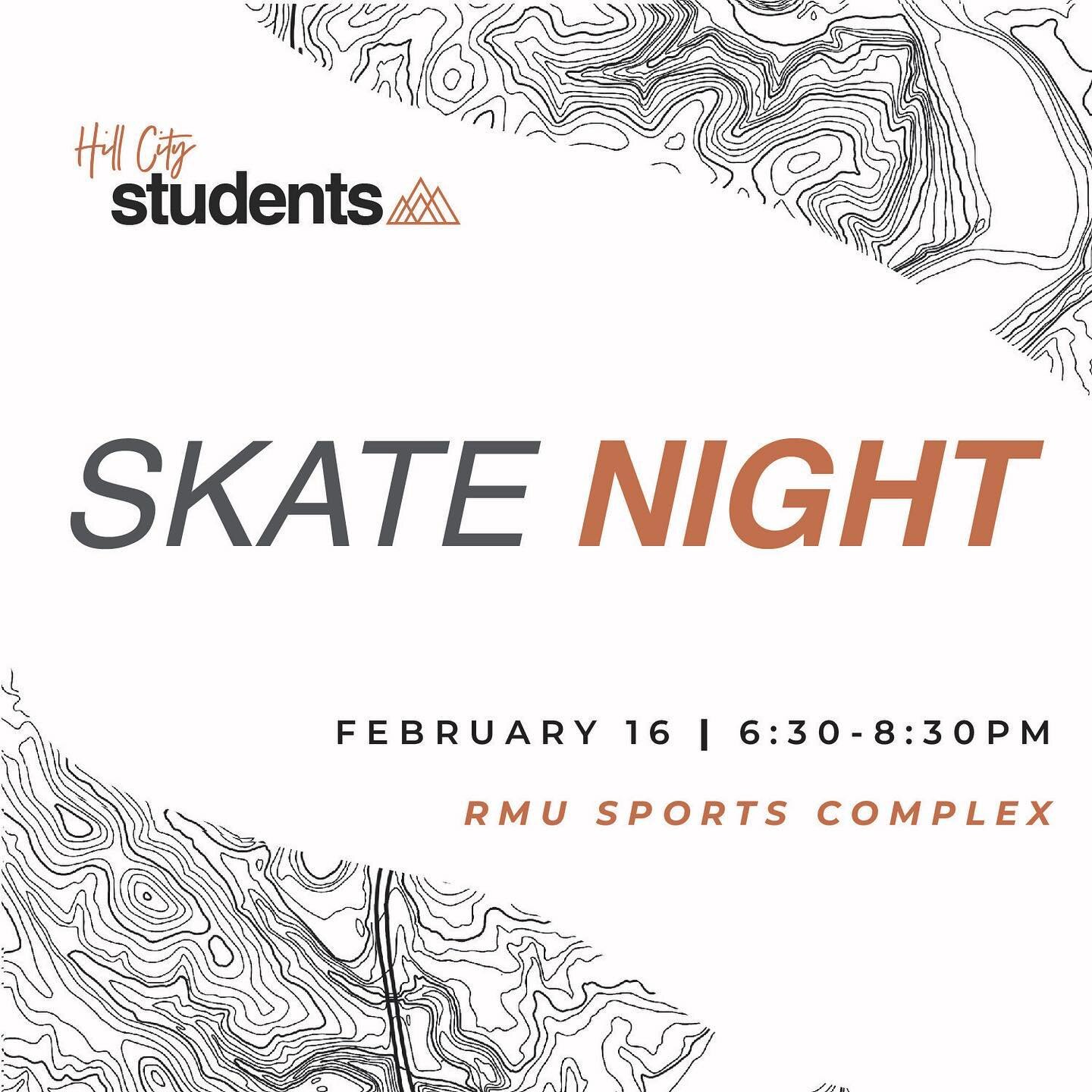 Who else is excited for Skate Night?Only $5! Pizza and drinks are provided. Bring a friend, it&rsquo;s gonna be a blast!