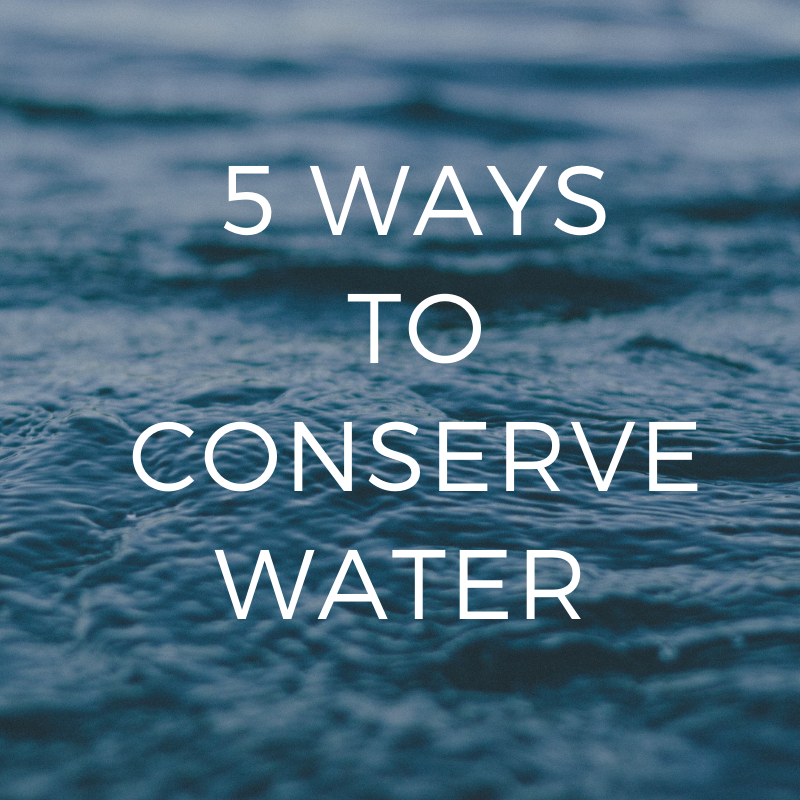 5 Ways to Conserve Water
