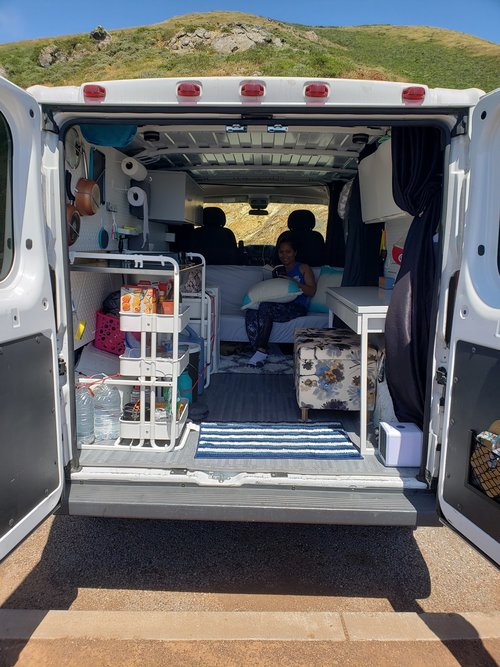 2019 Simple Ikea Camper Van Build For, Camper Van Bed Frame Ideas