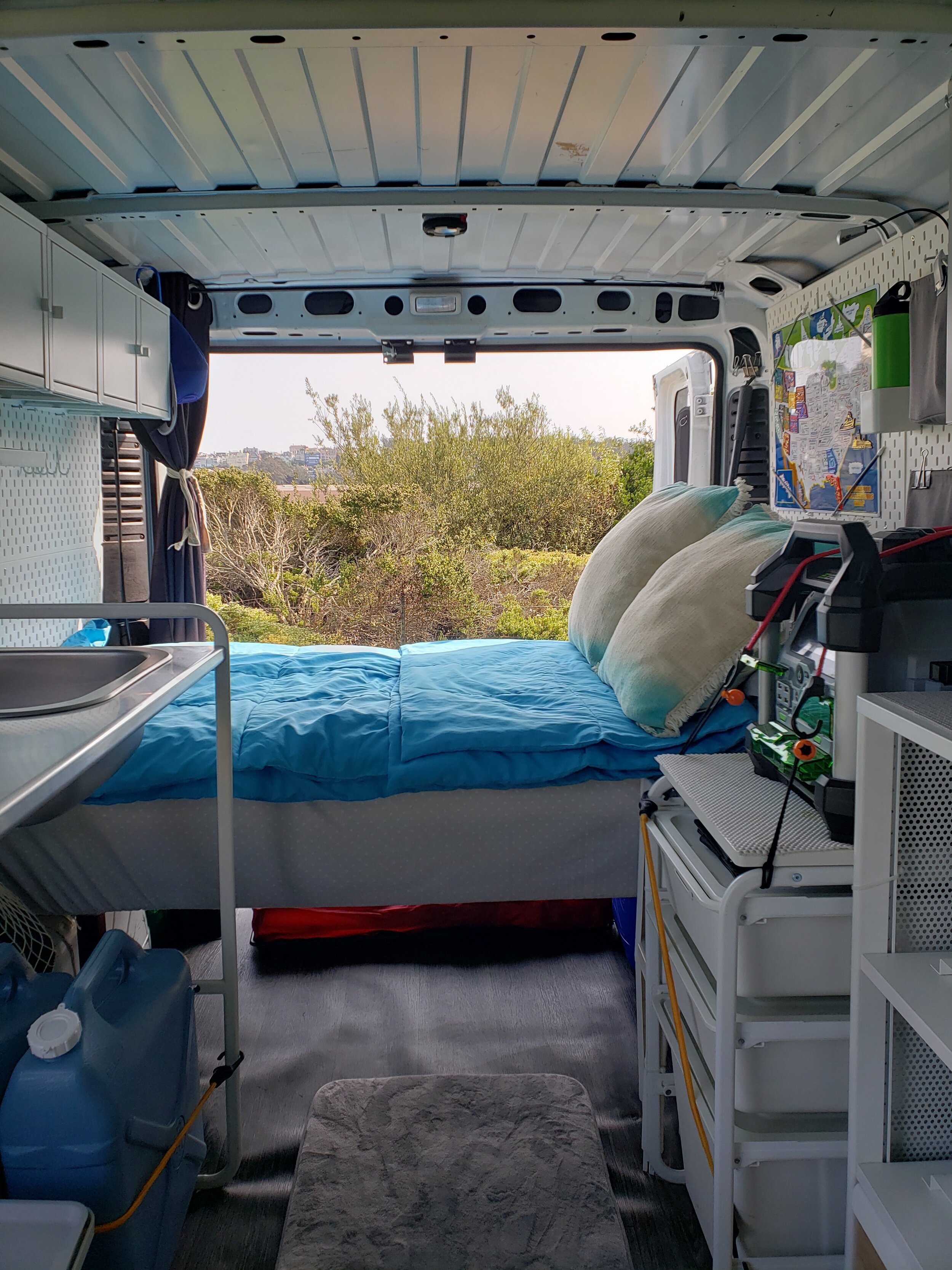 SUPER STRONG & SIMPLE IKEA CAMPERVAN BED  DIY Budget Van Hack - No  Experience Van Build 