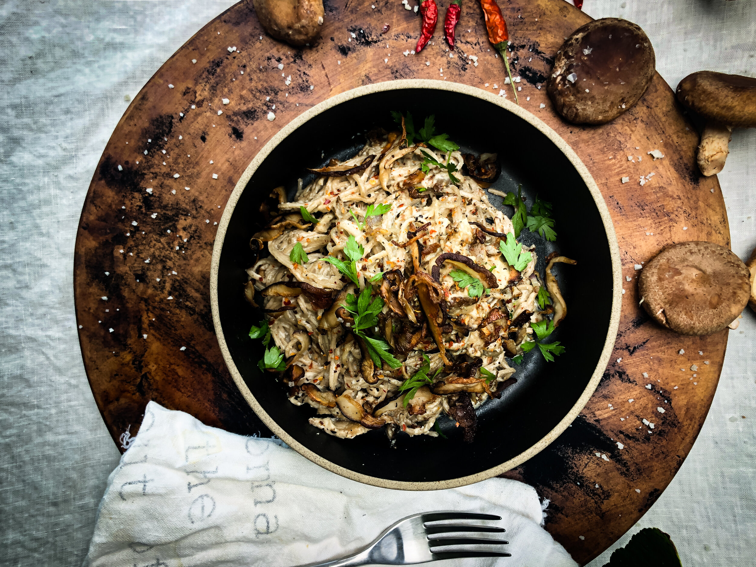 Vegan Smoked Eggplant "Cacio e Pepe" (Copy)