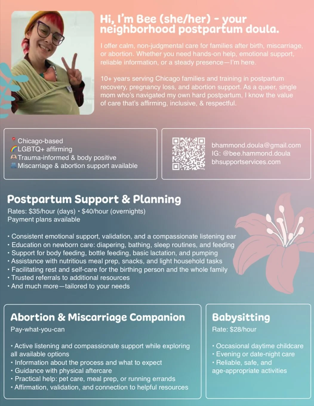 👋👋 👋 Hiii!!
Currently welcoming new (or even previous!) folks for a variety of support options this September and beyond! Please share widely with anyone and everyone ya know 💖
Learn more at my website in bio! 
#chicagopostpartumsupport #chica
