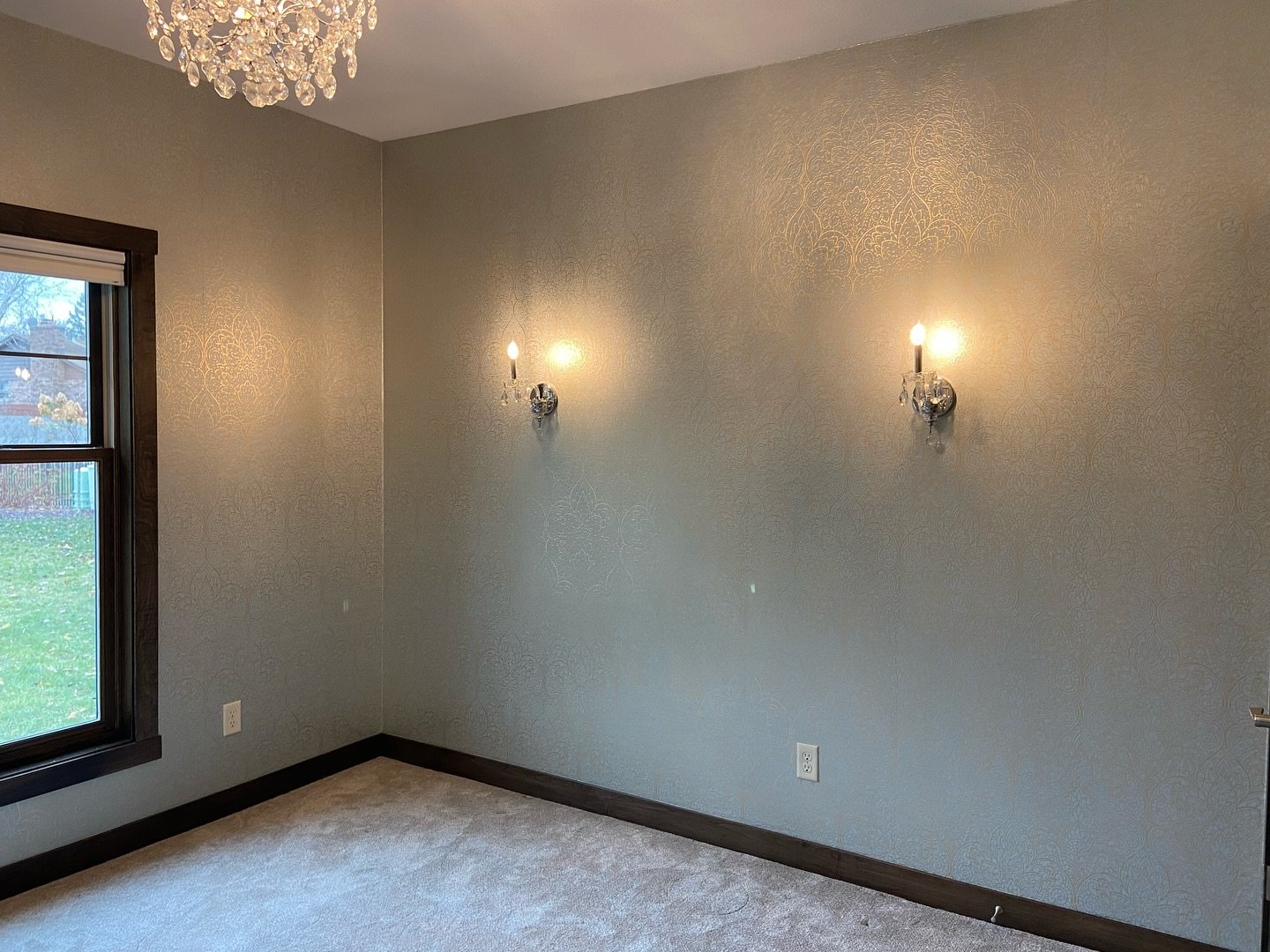 Just hung some beautiful wallpaper in Pewaukee, WI.