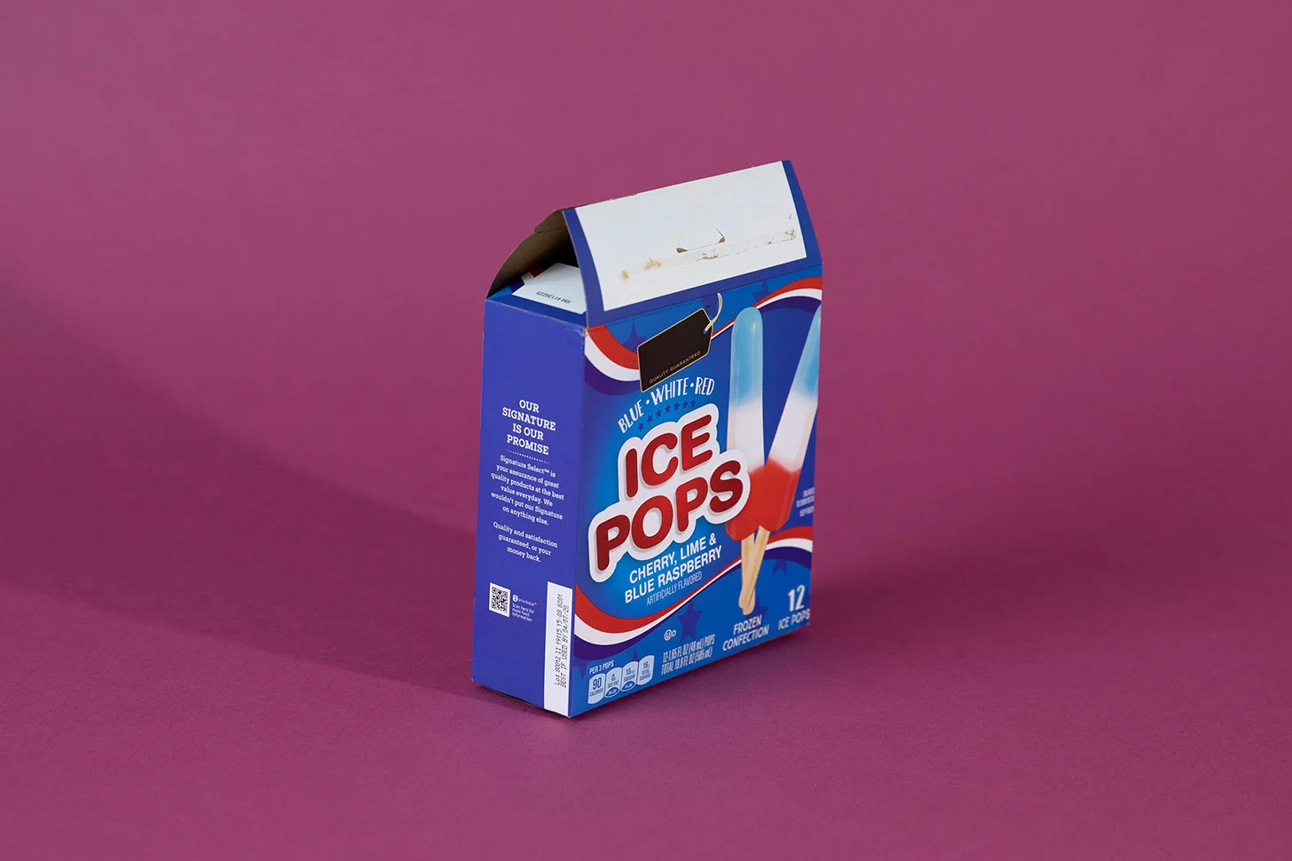 Boxes for frozen and refrigerated food