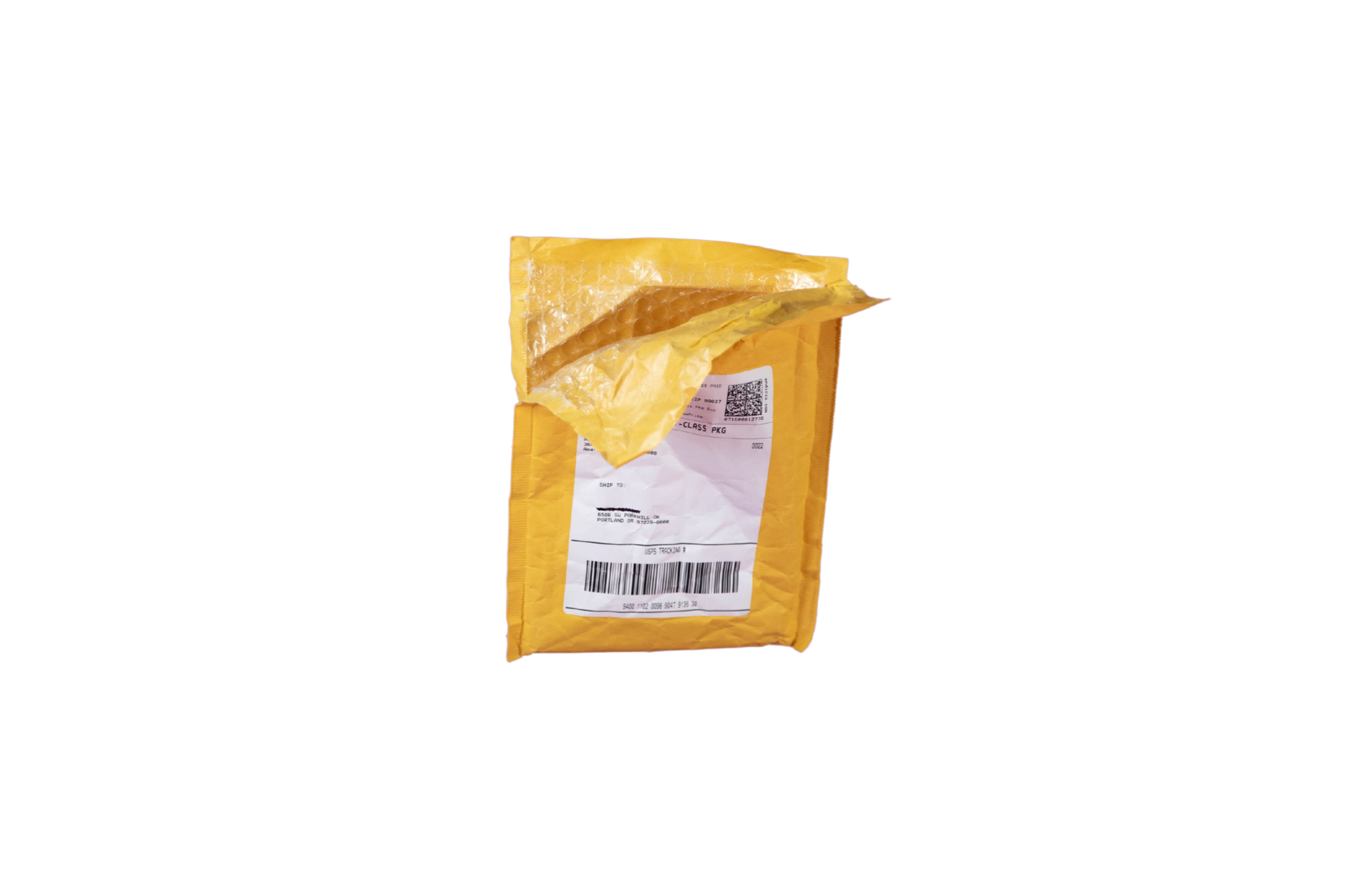 Envelopes with bubble wrap inside