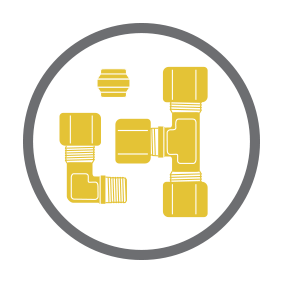 BRASS COMPRESSION FITTINGS