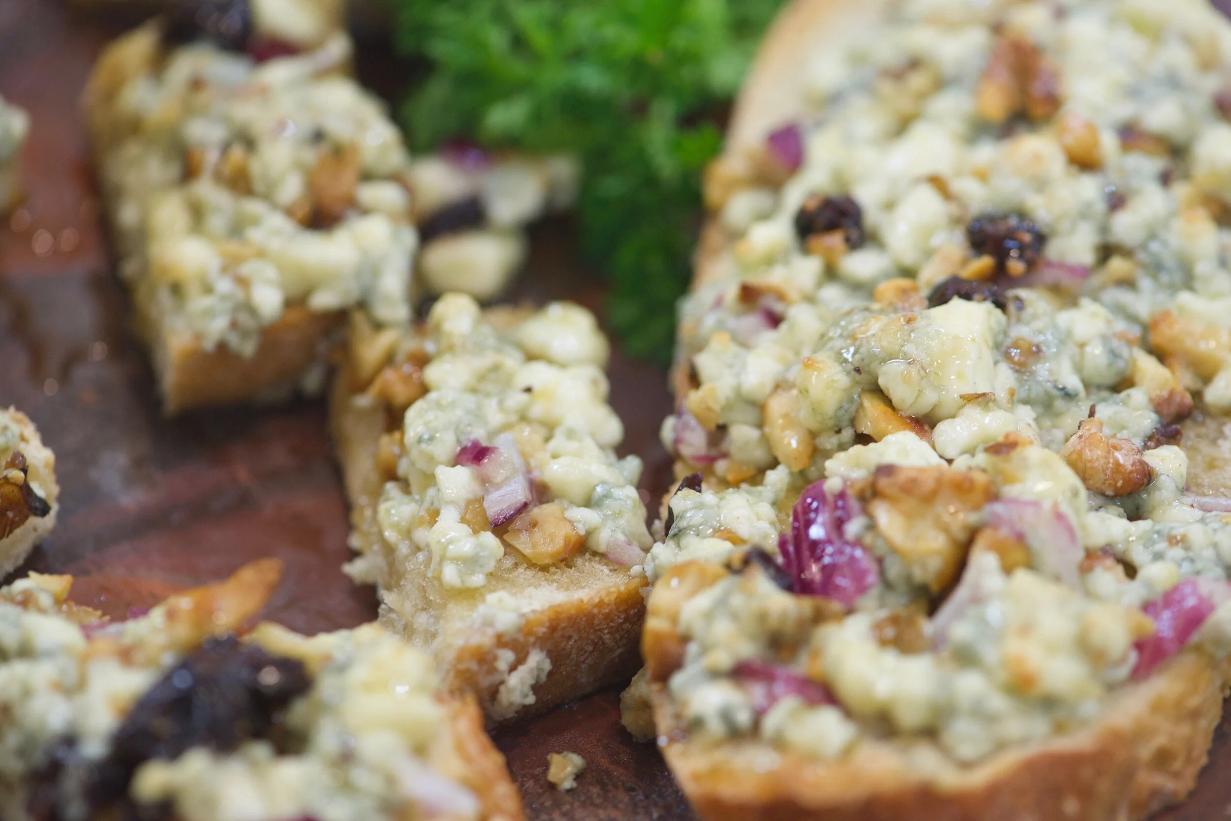 Blue Cheese Crostini