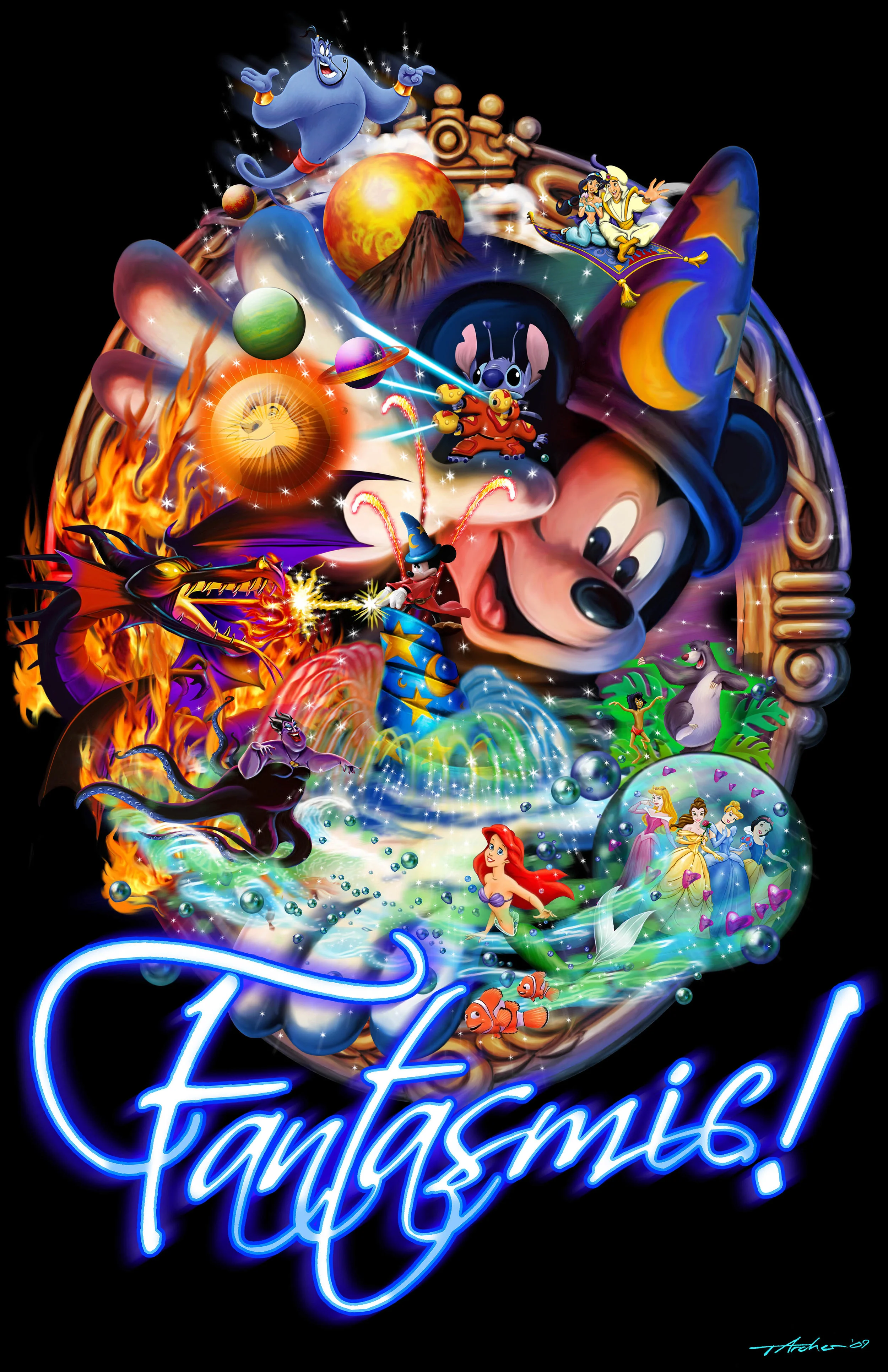 Disney Fantasmic Poster