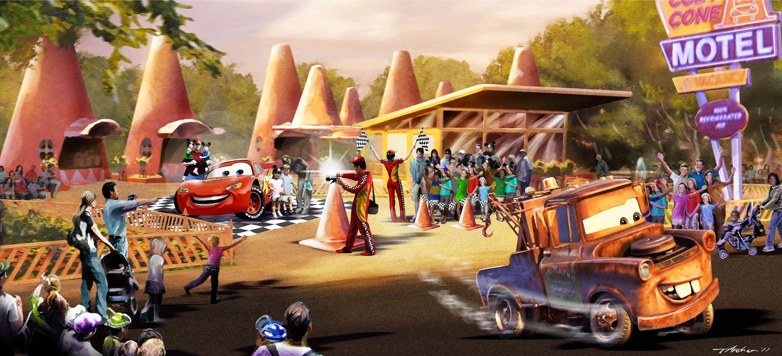 Disney Cars Land   Photo Opp