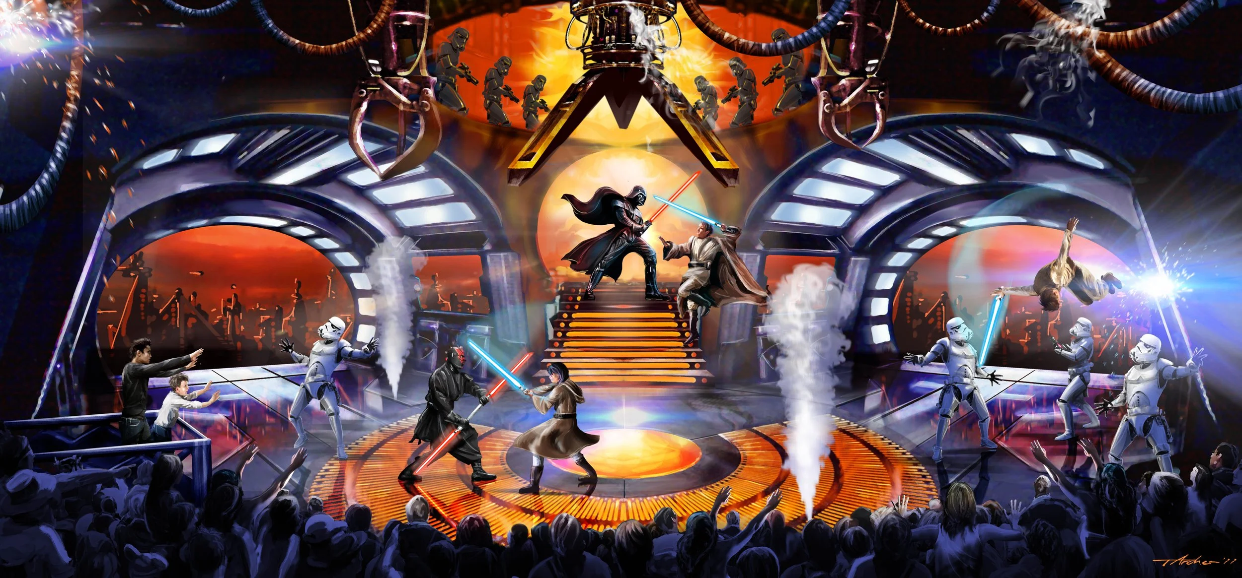 Star Wars live action stage show