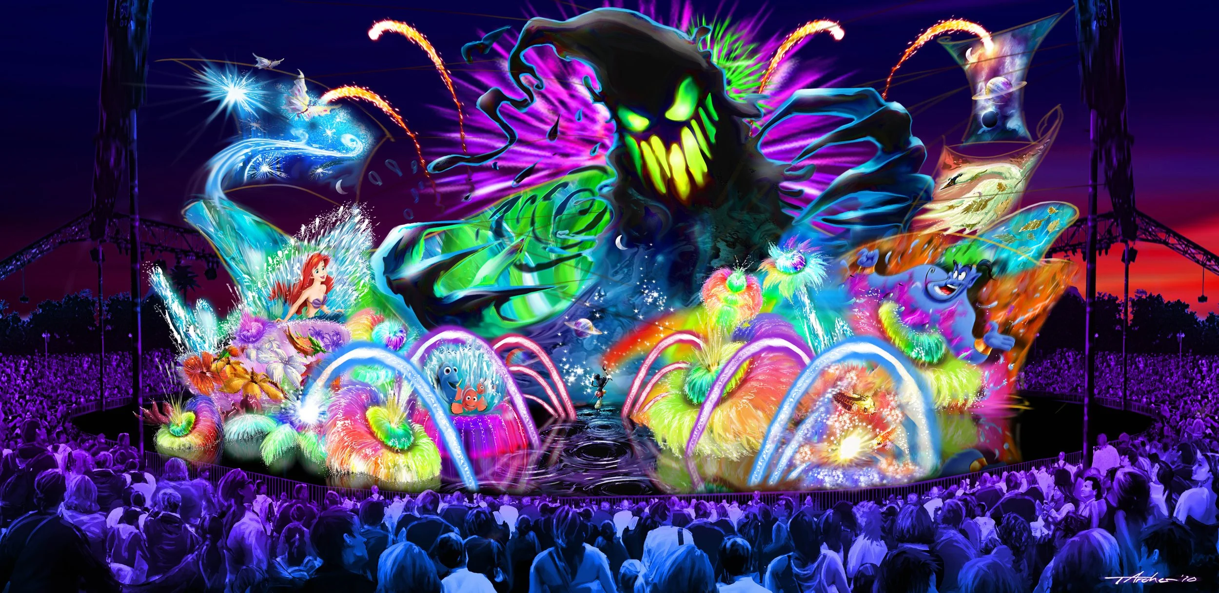 Disney Mickey Epic Lagoon Show