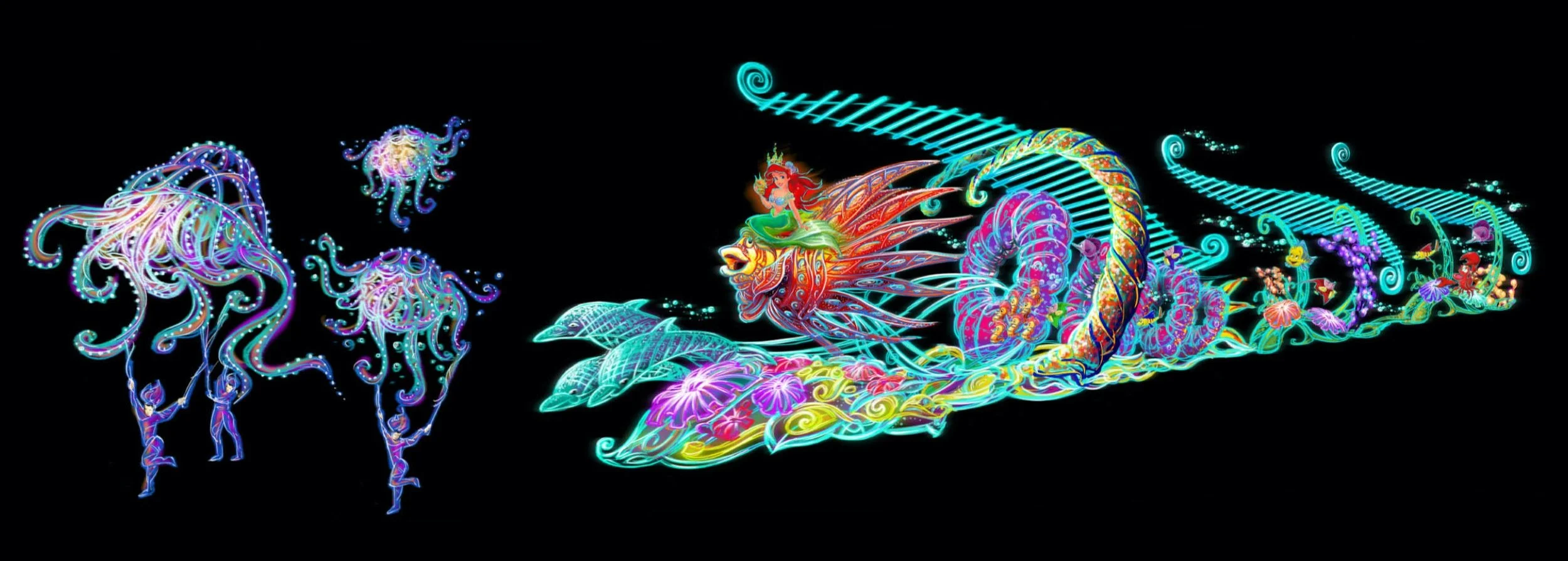 Disney parade Mermaid