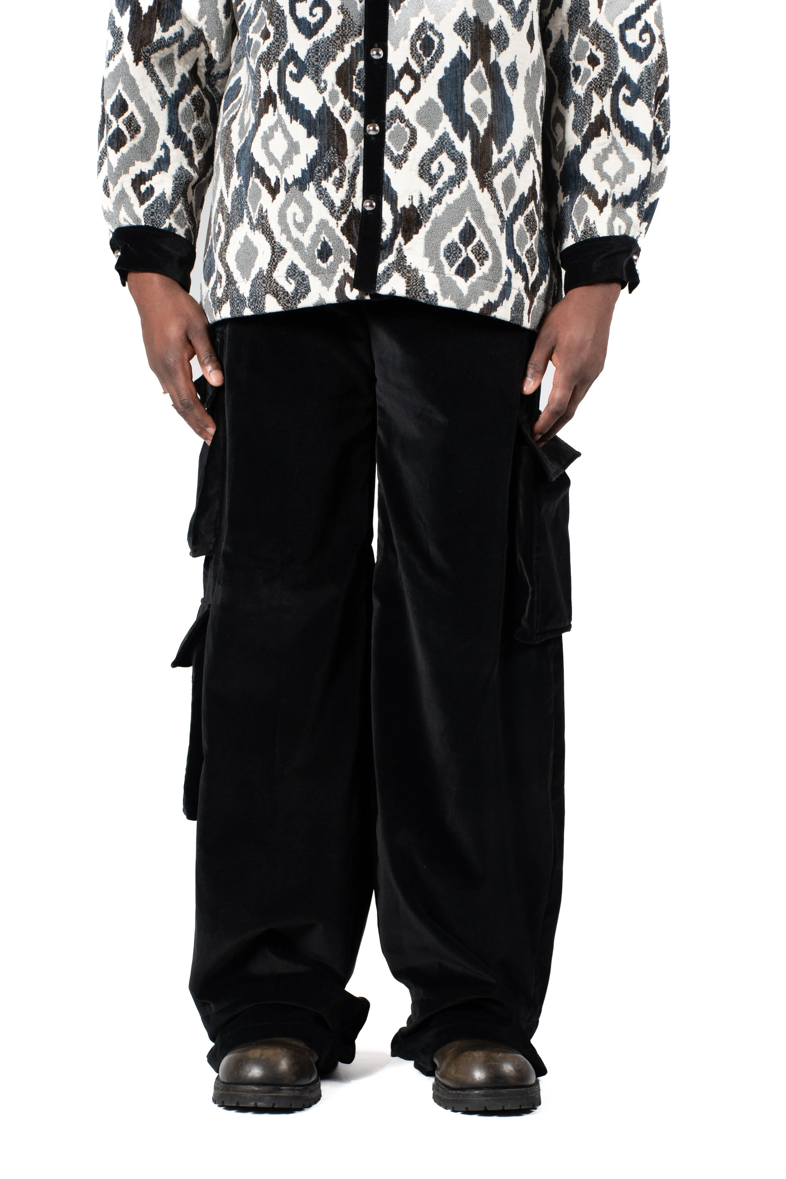Jayden Pants Velvet Black