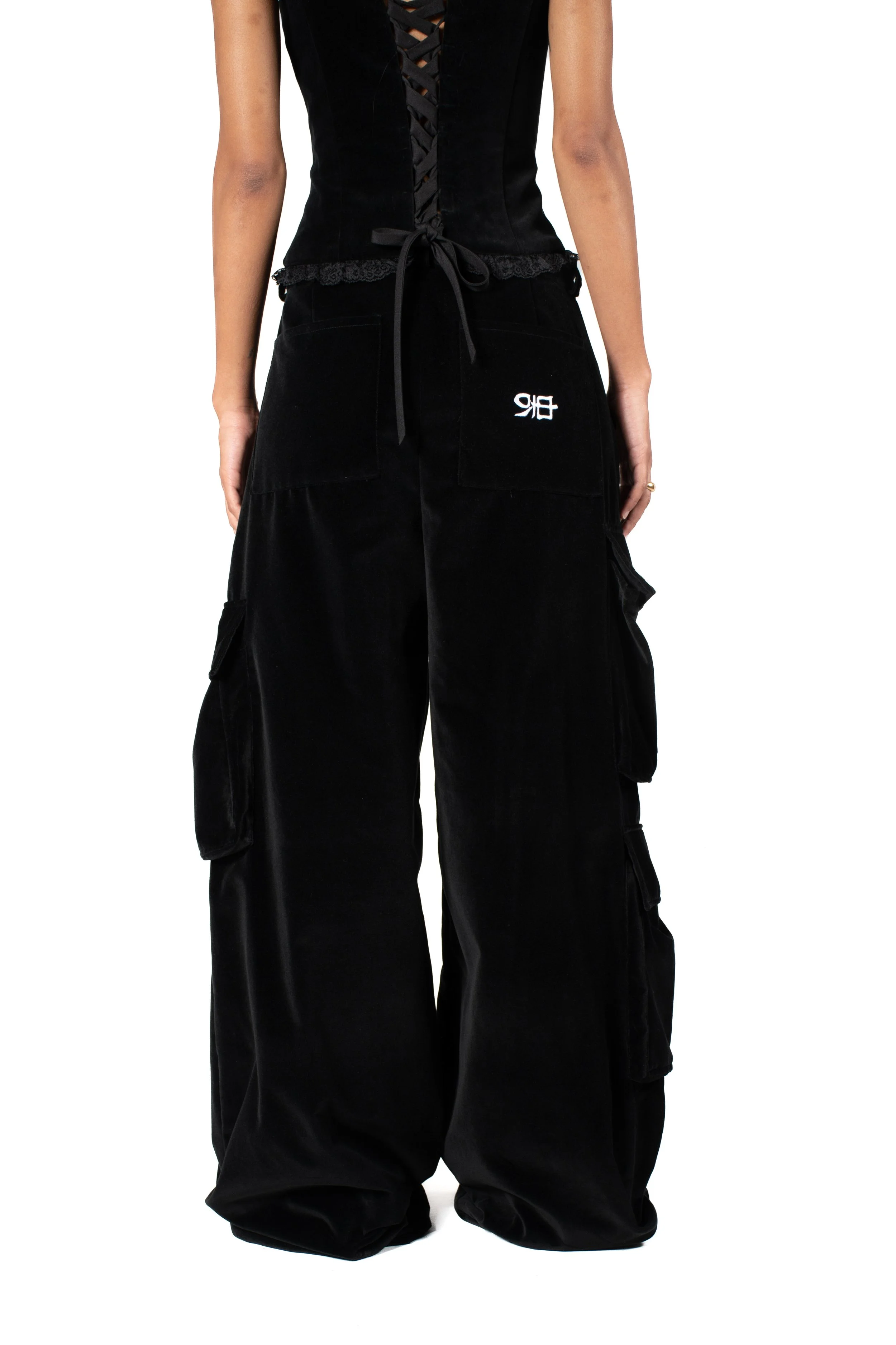 Jayden Pants Velvet Black