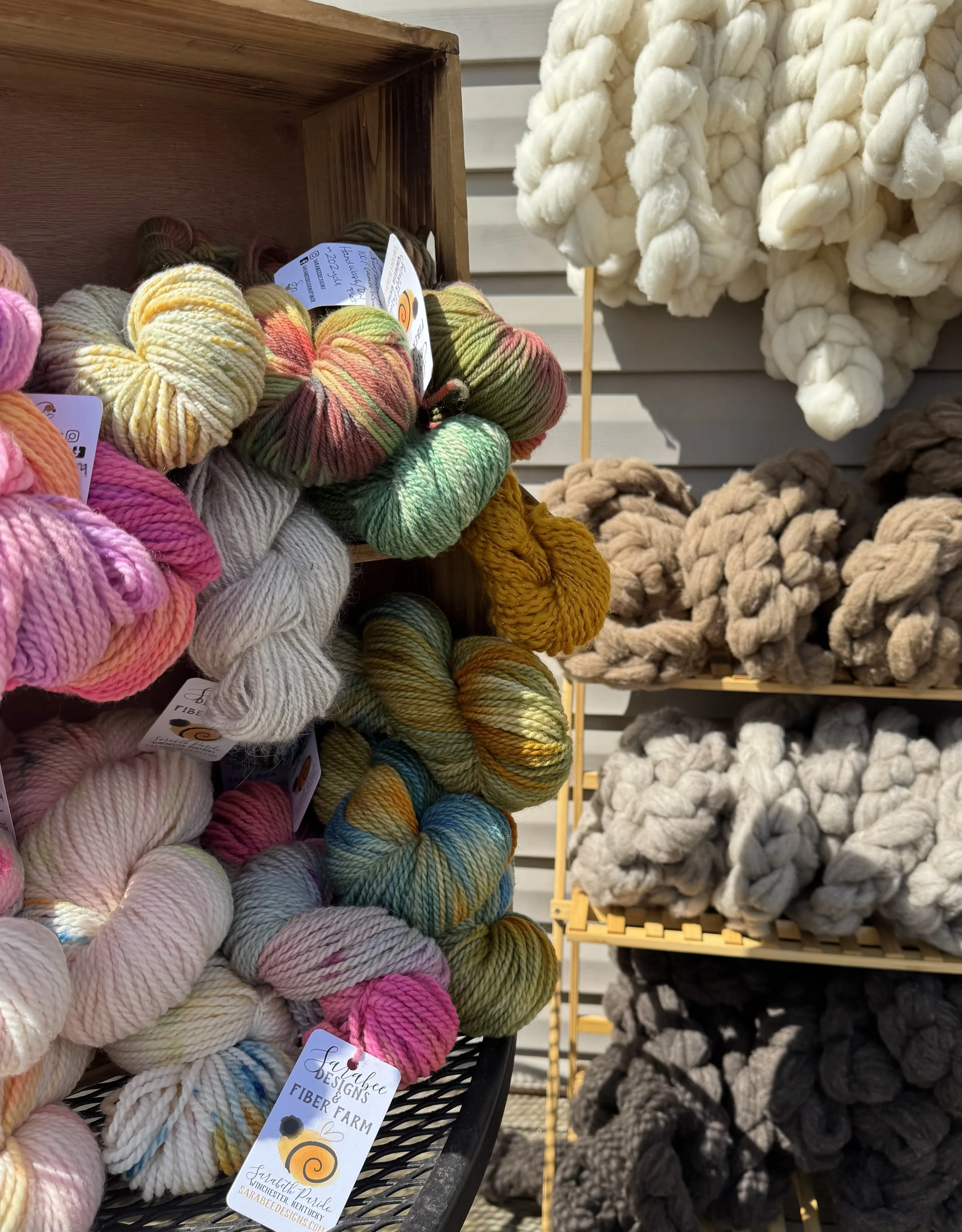 SARABEE DESIGNS &amp; FIBER FARM