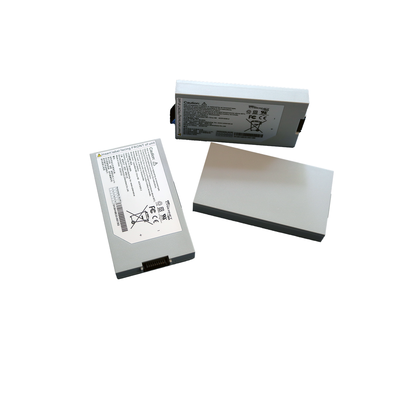 Battery for CyberNet MEDNB PC (3 Pack) - top battery