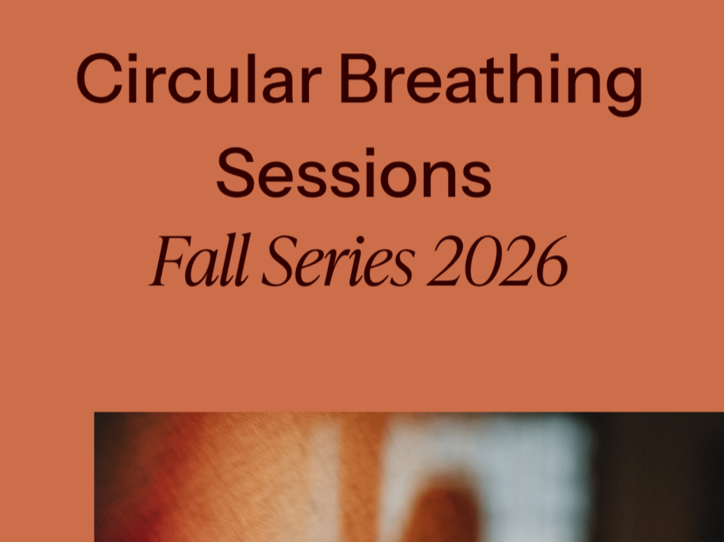 Circular Breathing Sessions Fall Series