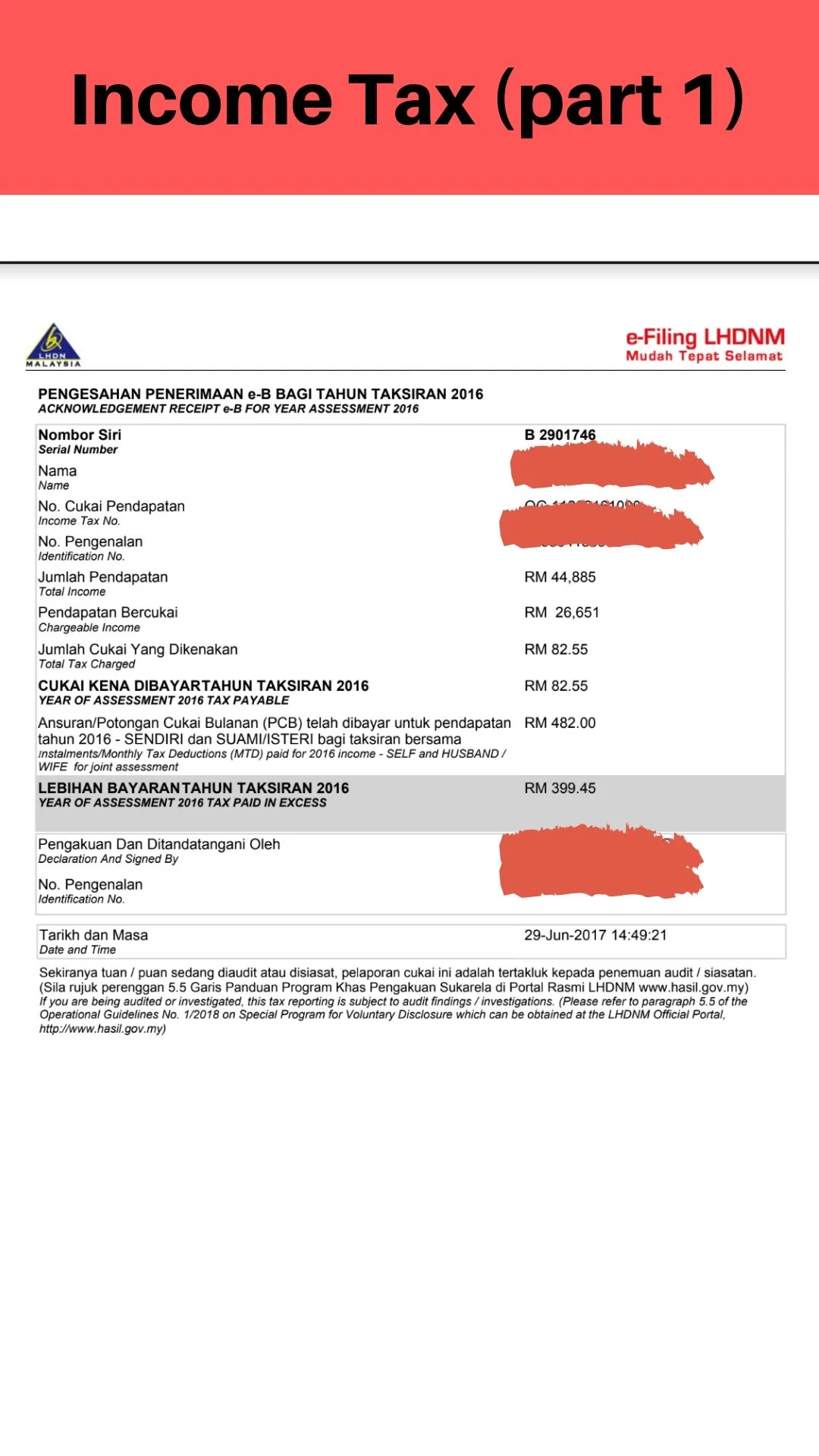 Efiling Tahun Taksiran 2016 How To Complete The Lhdn Be Form Pinjaman Peribadi Cara Buat Duit Penasaran Dengan Taksiran Harga Aksesorinya Kosmeetas