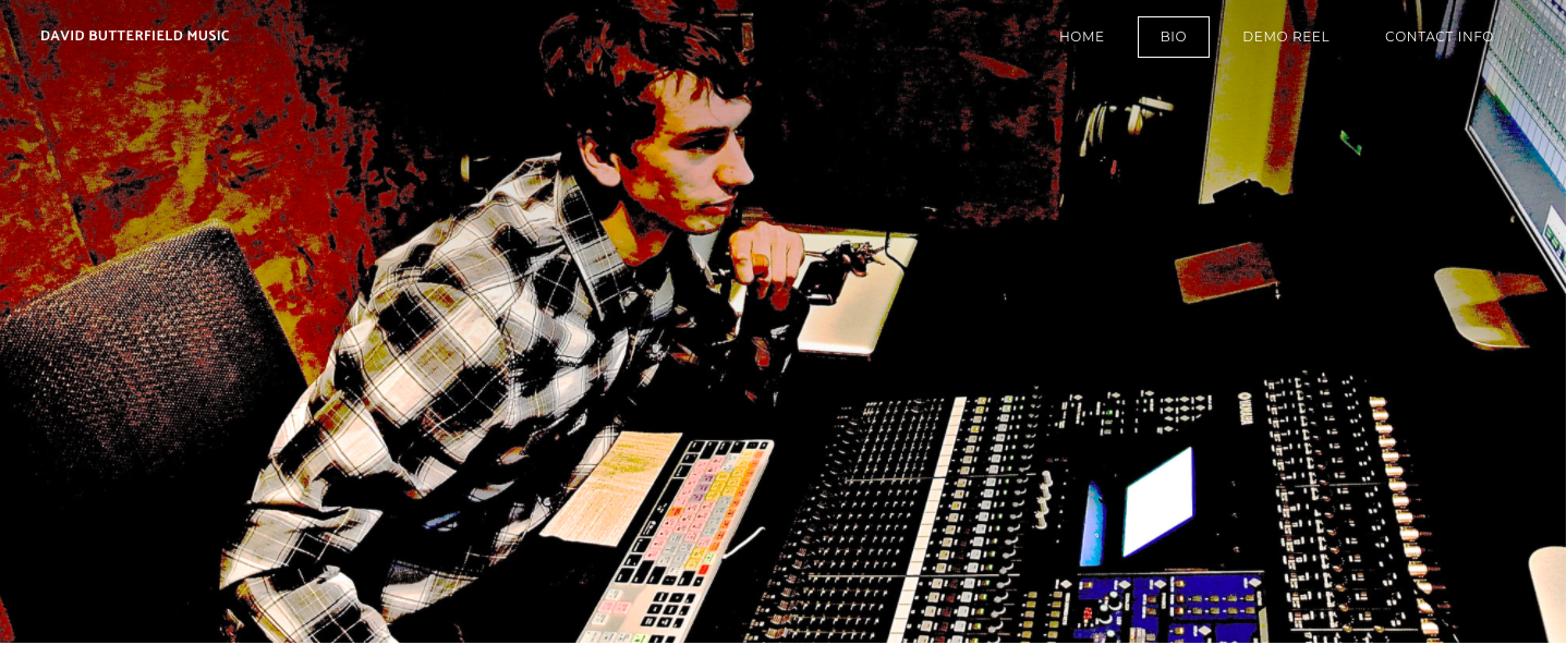 Bio for composer David Butterfield 