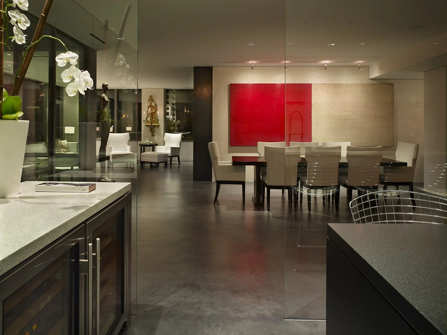 serra|wersinger architects, modern downtown condo interior, seattle