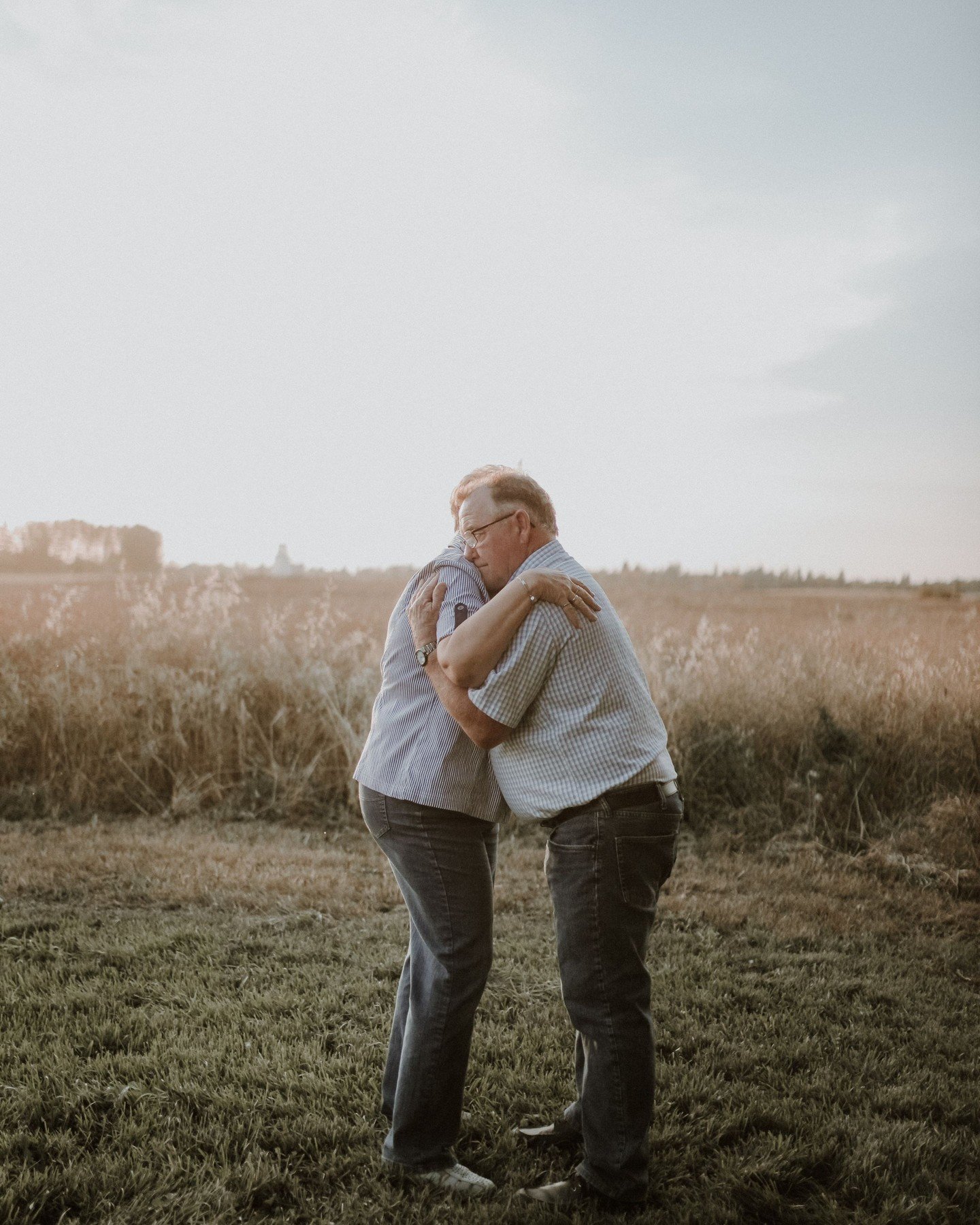 One of the most beautiful sessions I&rsquo;ve ever shot.  Dianne and Tom asked me to take their photo at the farm they fell in love with. They showed me around the property and told me stories of their lives. This moment was after they danced to thei