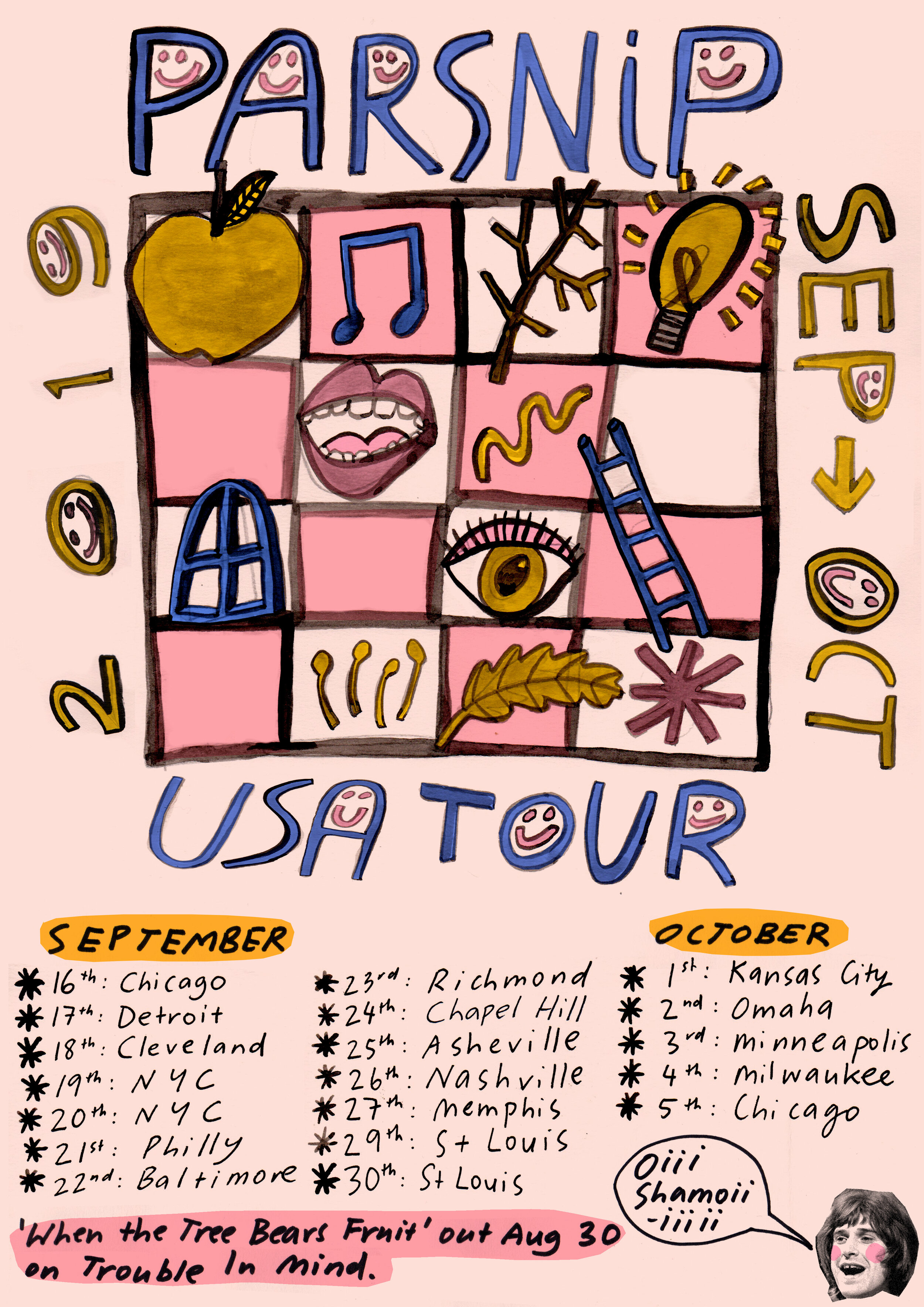 Parsnip USA tour, 2019