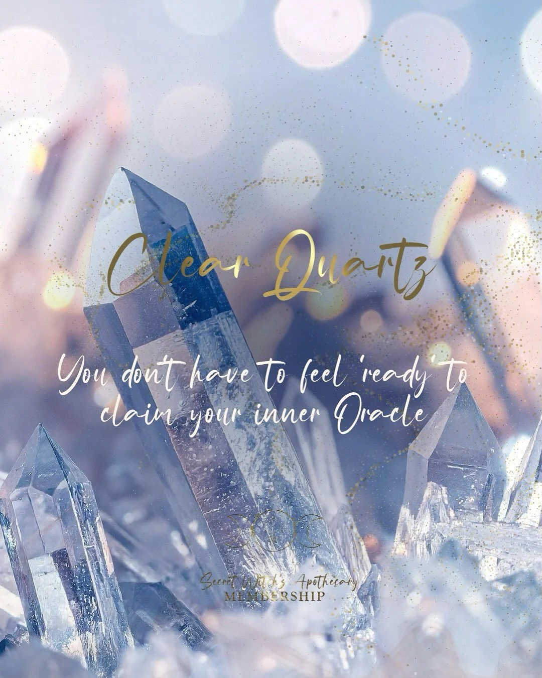 Dear Oracle,
I see you. 👁️
I see the part of you that longs to trust your intuition, that aches for clarity around your healing gifts - and the part that trembles at what she might see when her inner Oracle awakens.
I see the whisper that says: