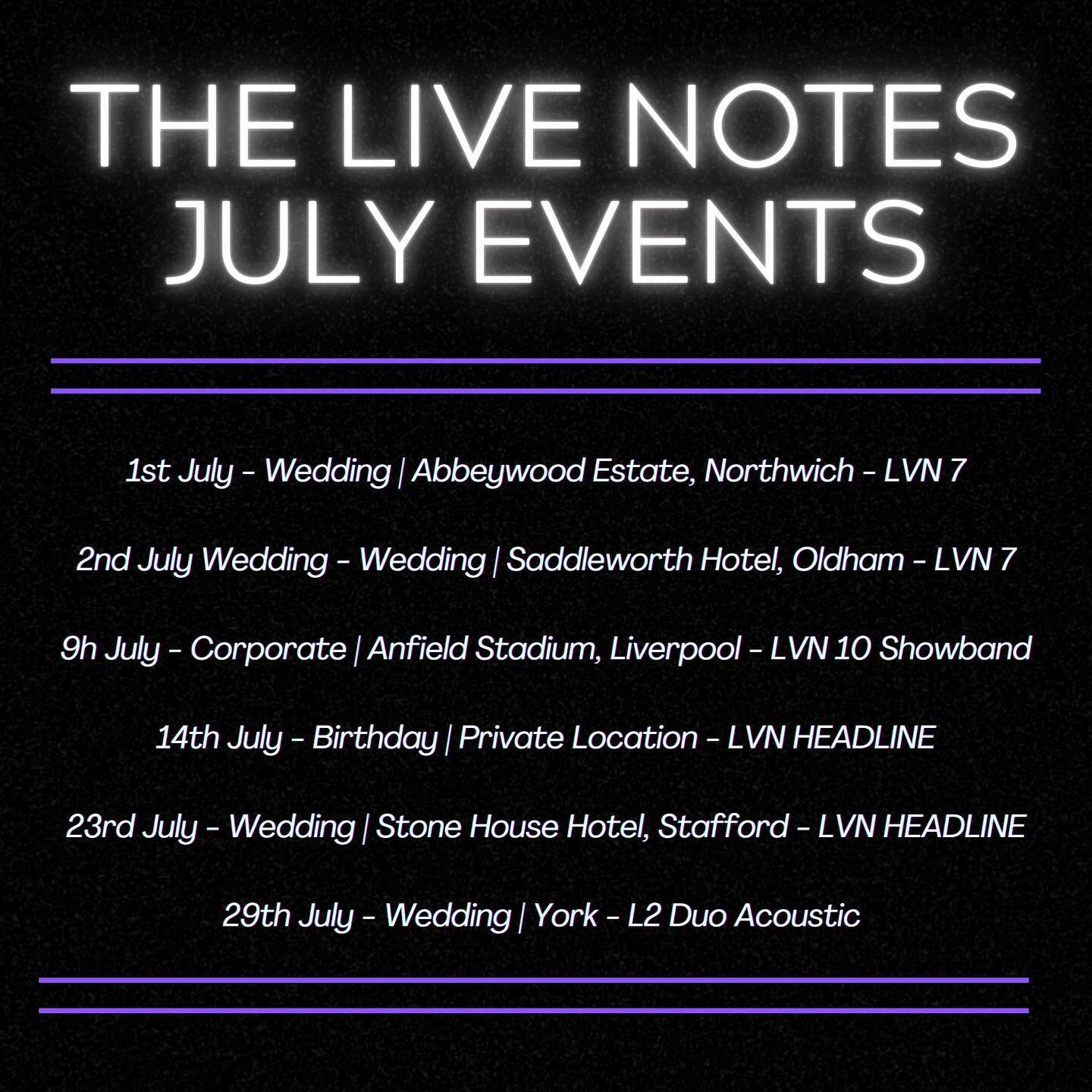 Amazing to post this at the start of our busiest month since we started The Live Notes. 6 events this month 🎉🎉🎉 

Enquires are even coming in as far ahead as 2024 now. Such a pleasure to perform our sets at so many events since things reopened las
