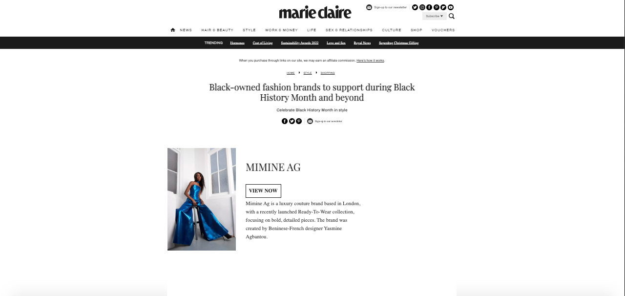 MARIE-CLAIRE UK-ONLINE 2022