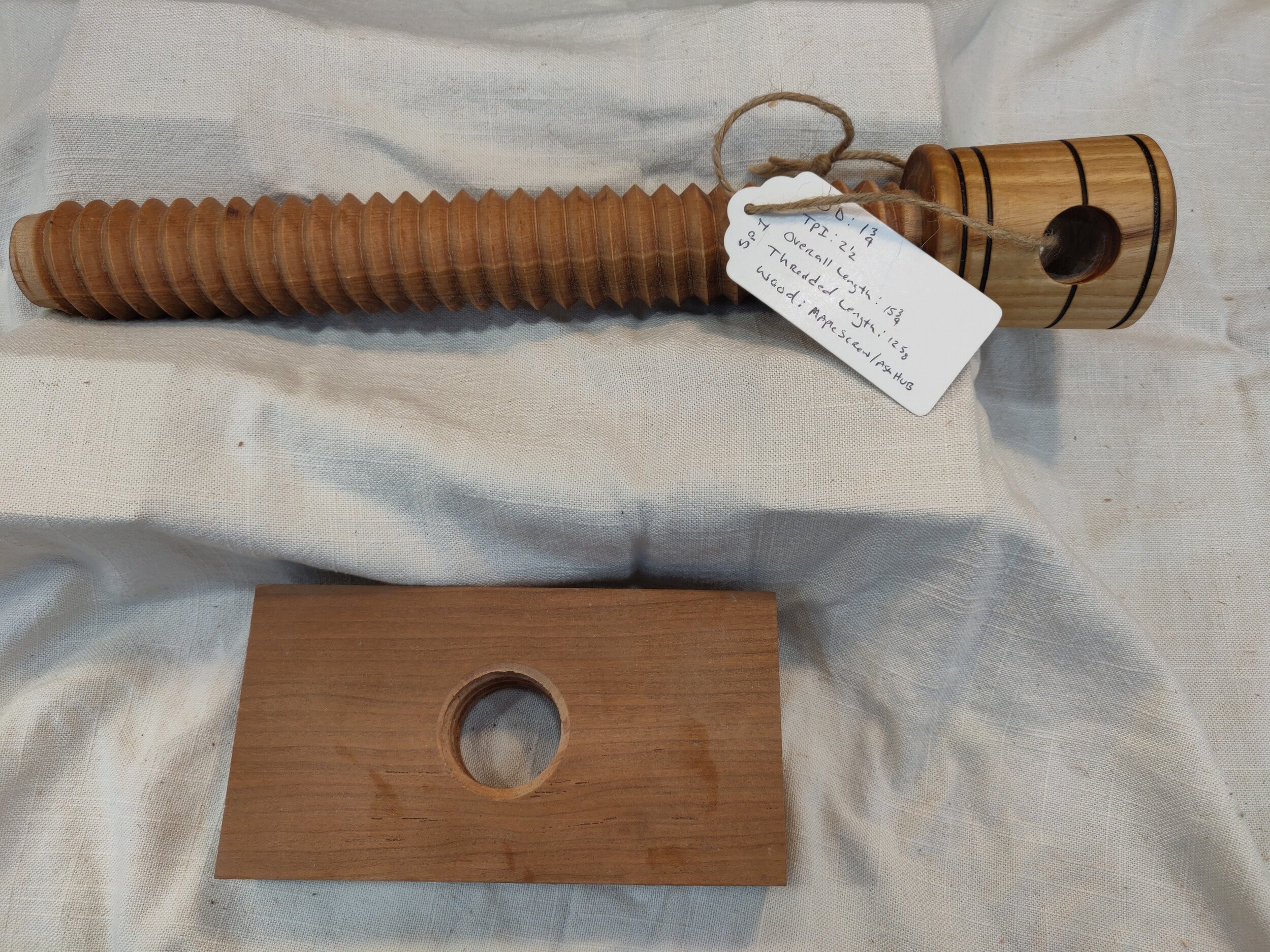 SP1 Maple and Ash Wooden Screw