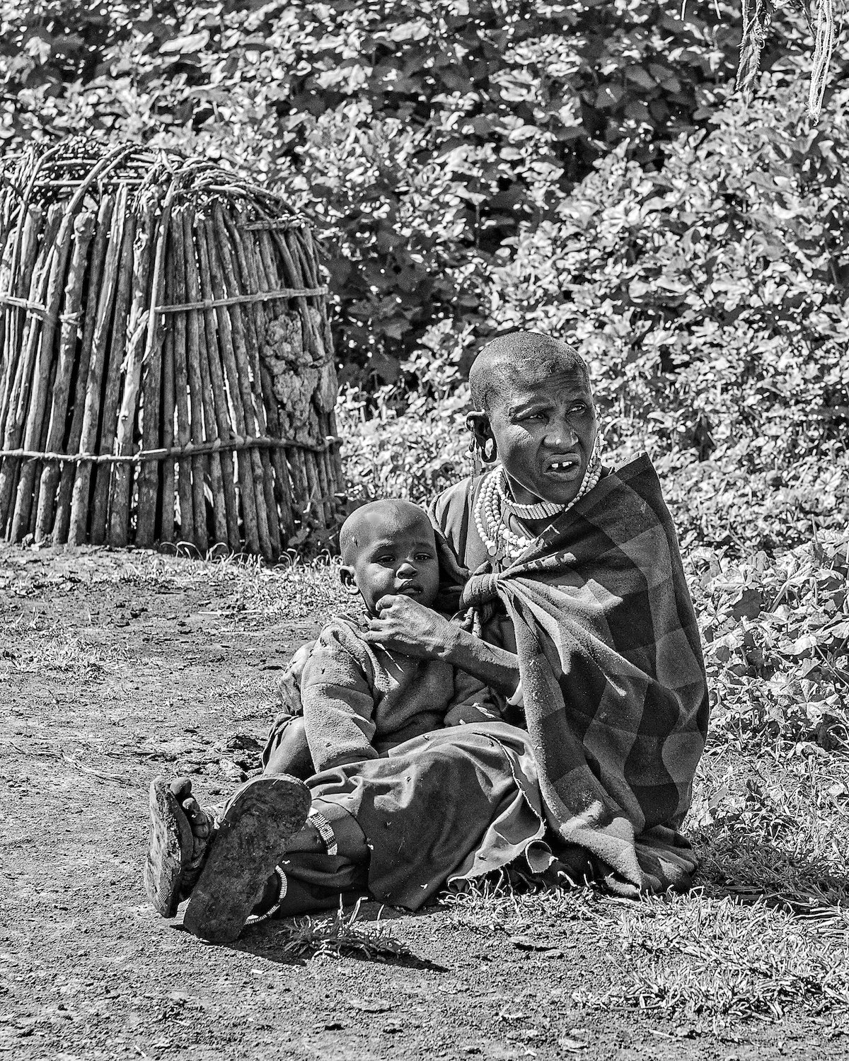 Maasai mother and her child (Tanzania, 2019)