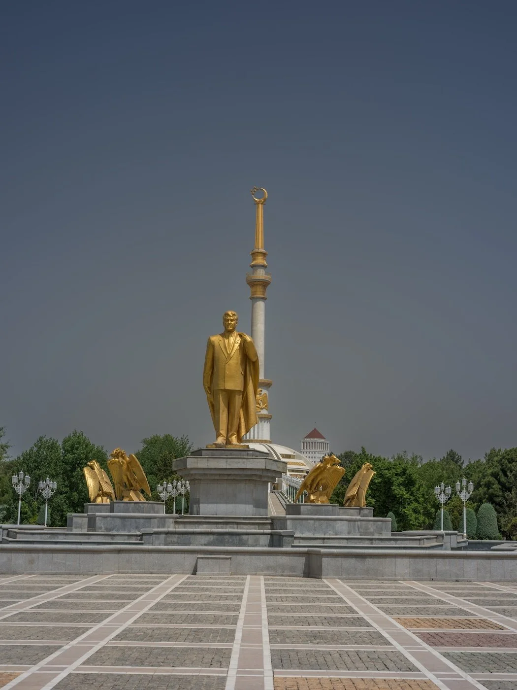 Another memorial to the first President, Ashgabat, Turkmenistan