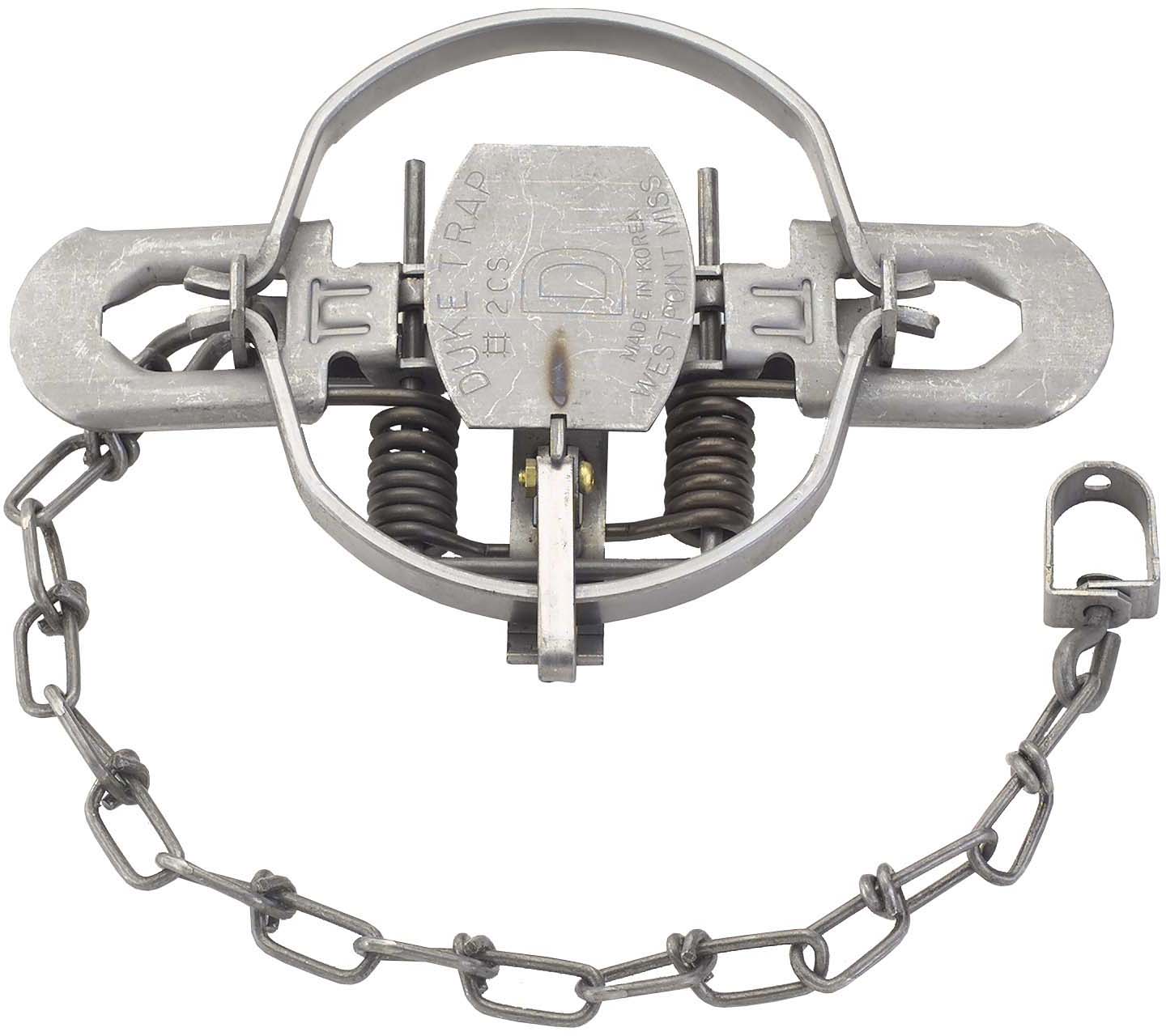 Duke #1 1/2 Coil Spring Trap Double Jaw 