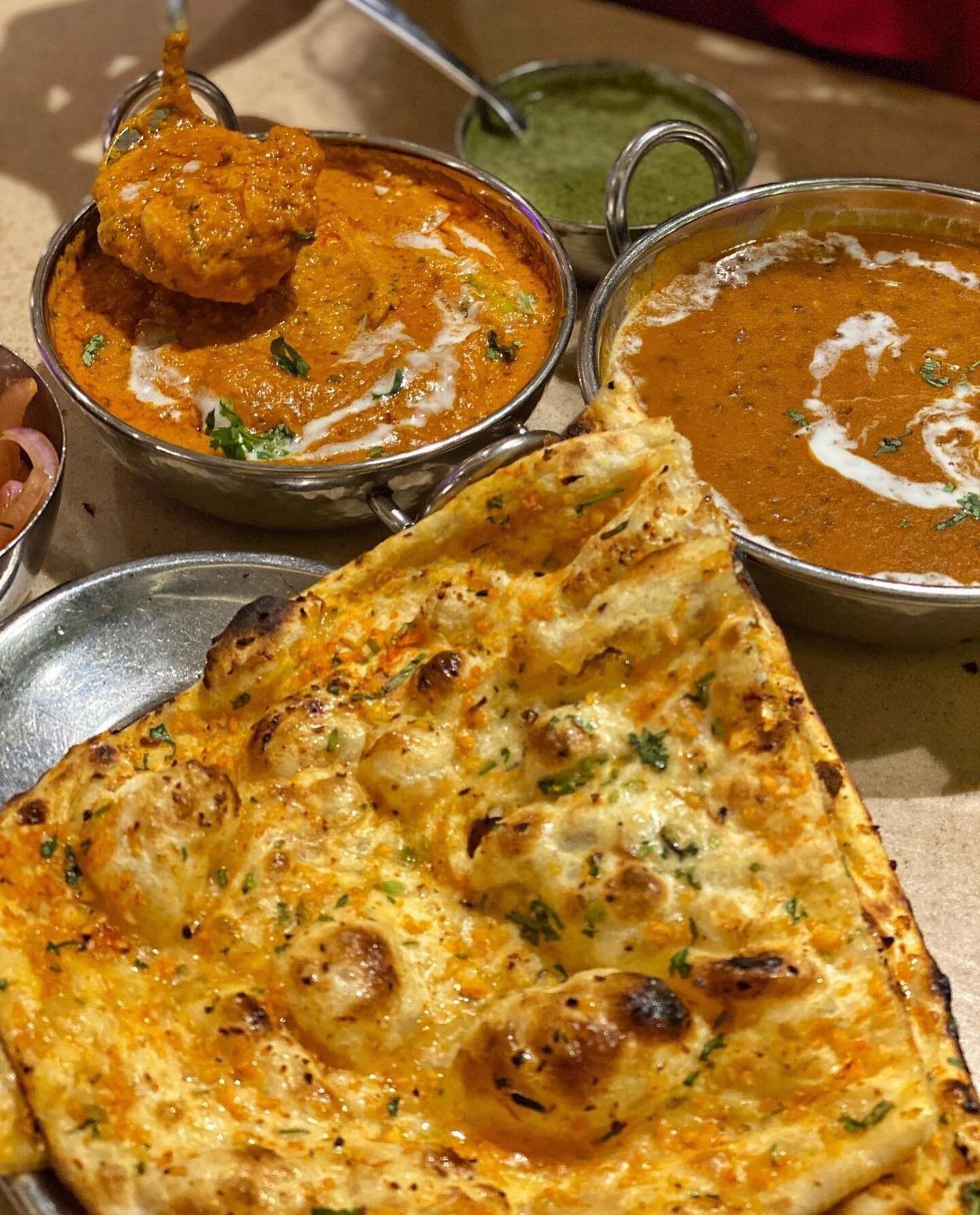 Which Asian food are you feeling for dinner tonight? Whichever one you pick will be your next destination abroad! 😃 
1. Butter chicken, Dal Makhni &amp; garlic naan - India 🇮🇳 
2. Korean fried chicken - South Korea 🇰🇷 
3. Sushi - Japan 🇯🇵 
4. 