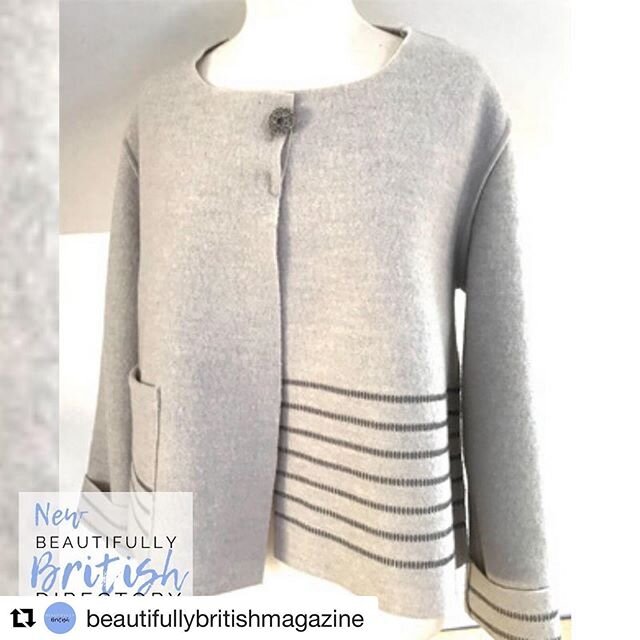 Photo of one of my new stitched panel jackets posted today by @beautifullybritishmagazineA great online magazine of all items British.
Take a look to see lots of beautiful products and inspirational articles to read, and it&rsquo;s free of charge to 