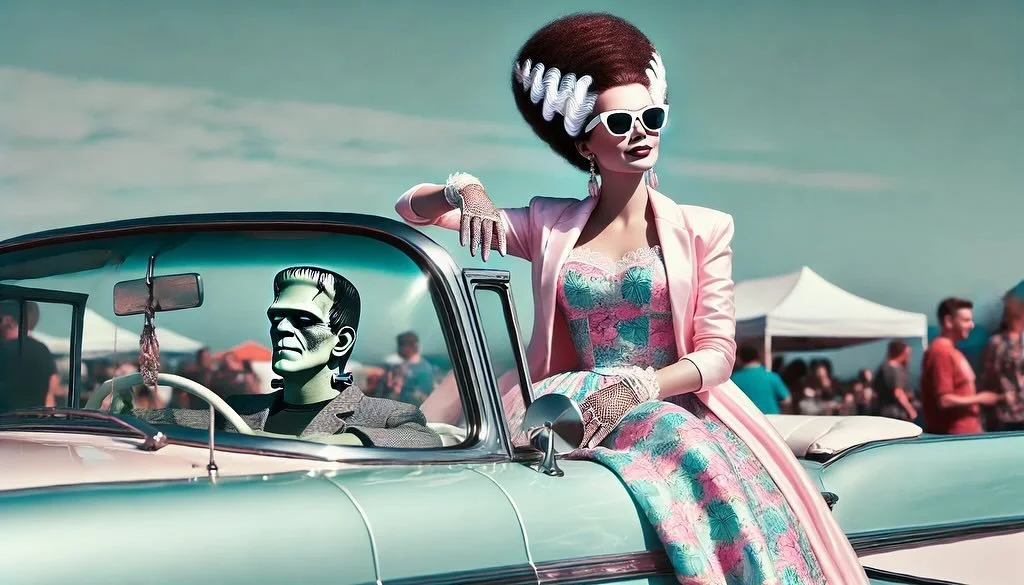 couple goals

#couplegoals #couplegoals
#brideoffrankenstein
#frankenstein #aiart #aiartcommunity #aiartwork #halloween #pastelgoth