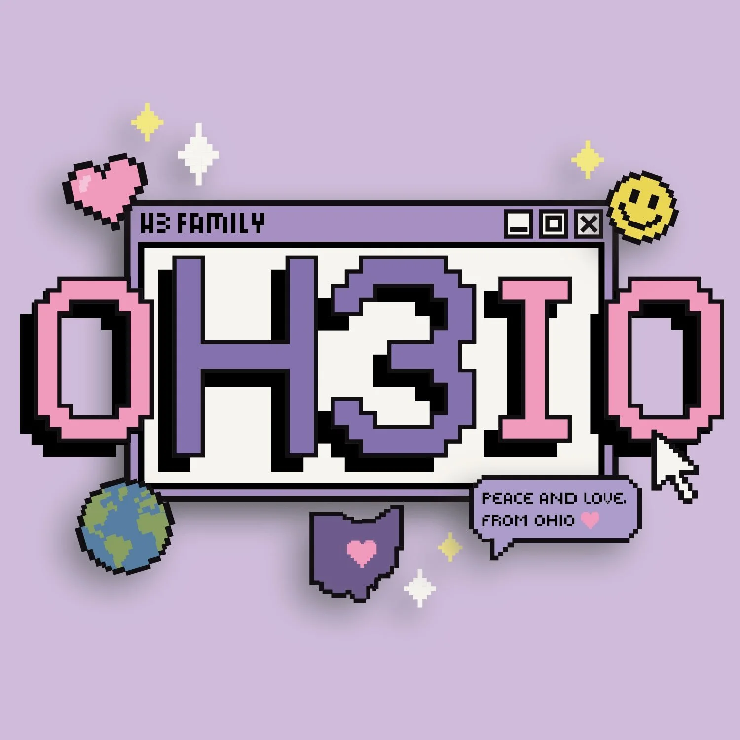 Logo I made for the @h3_podcast Ohio family! @h3_ohio_official #family
