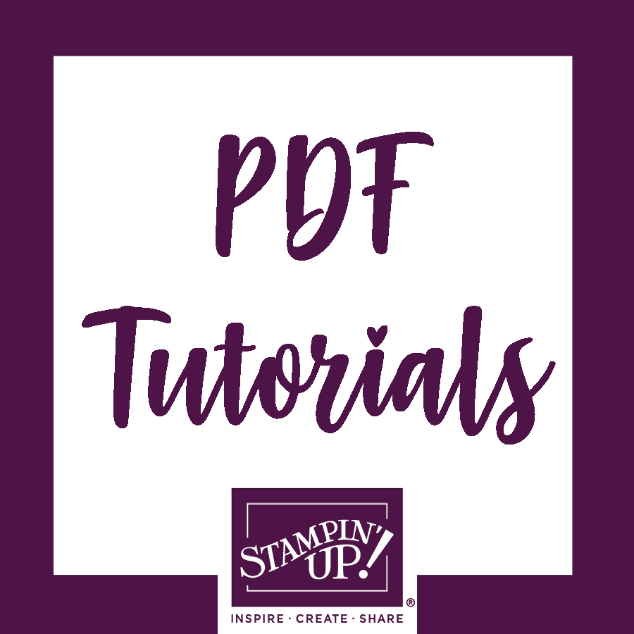 PDF Tutorials available With Cards by Christine