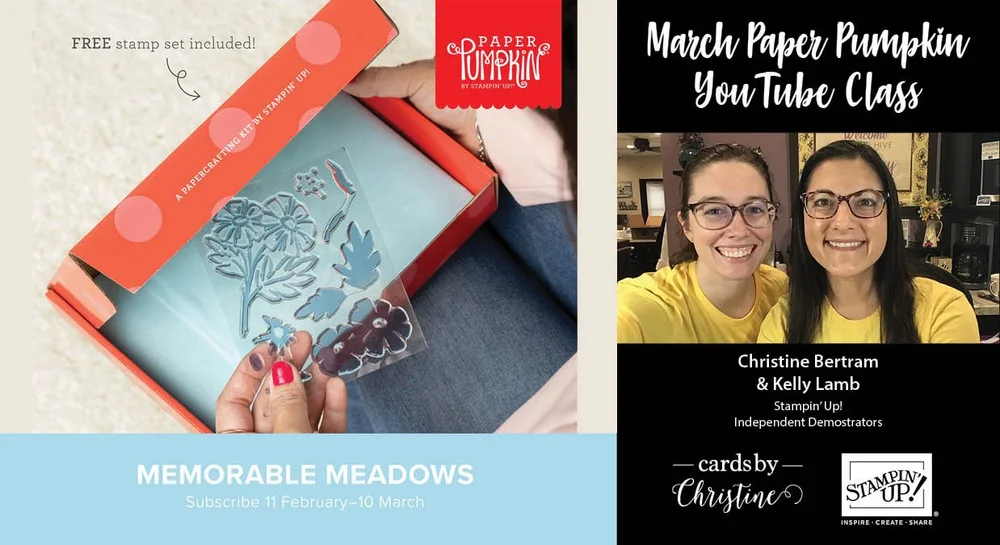 March Paper Pumpkin - YouTube Live - FREE — Cards by Christine